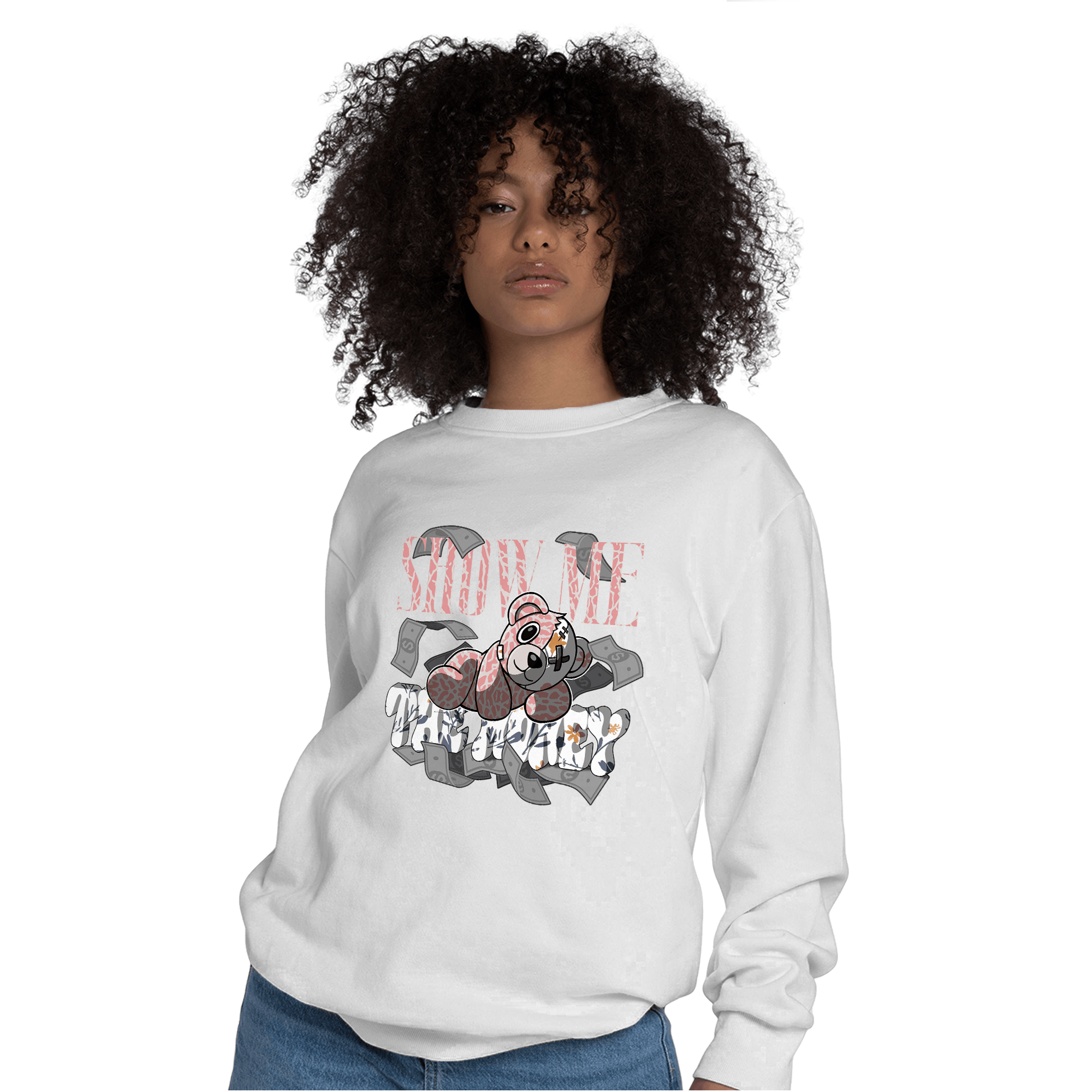 Red Stardust 3s Sweatshirt Match Show Me The Money - NastyJamz