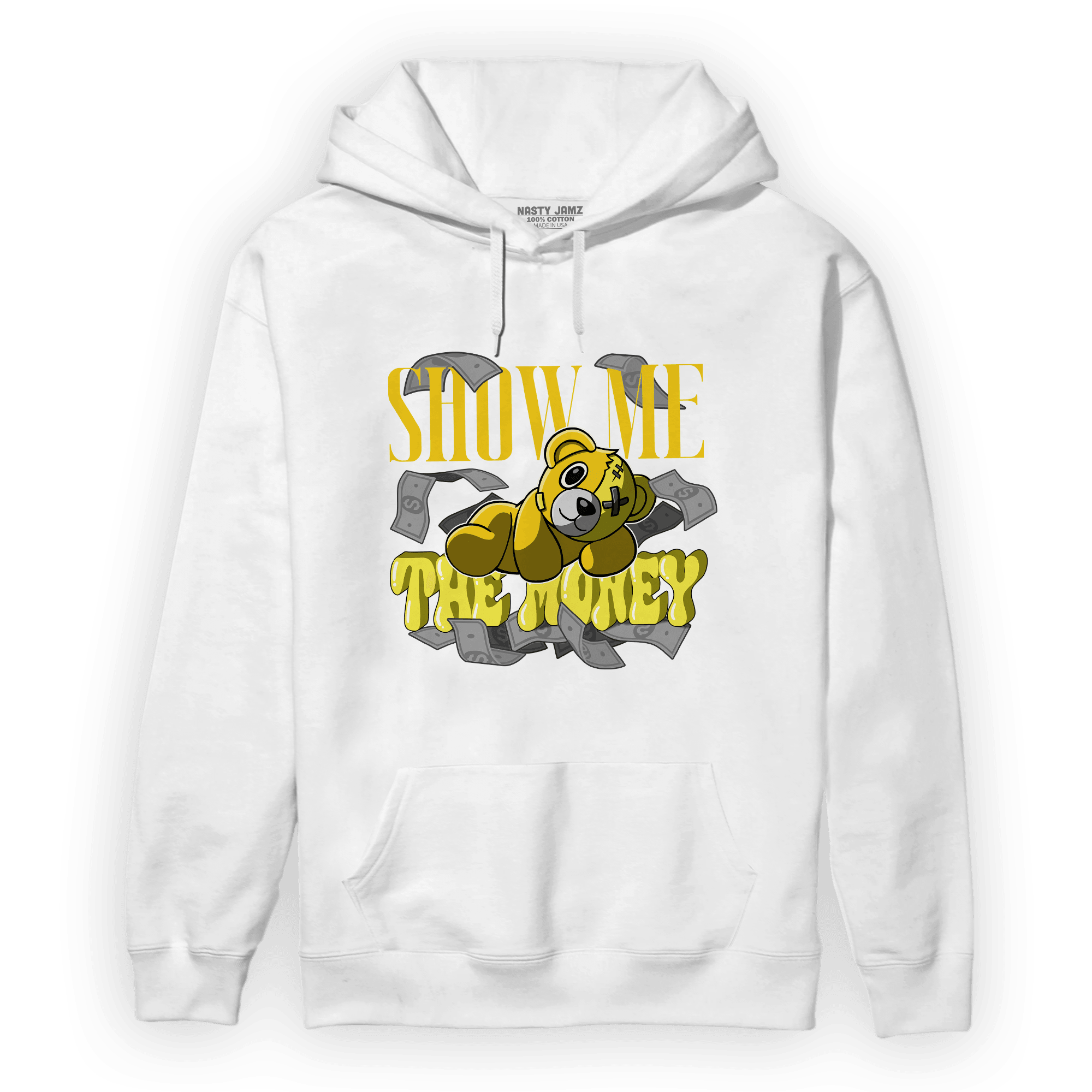 Vivid Sulfur 4s Hoodie Match Show Me The Money - NastyJamz
