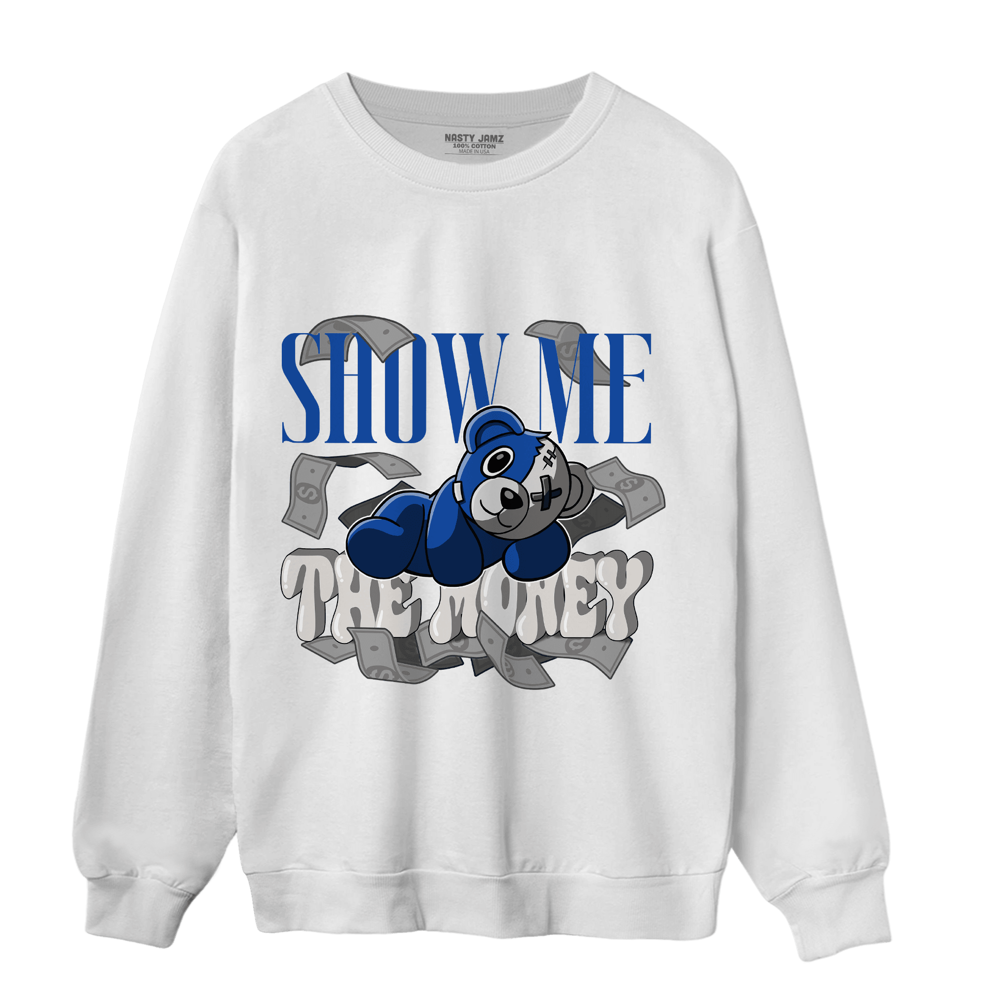 Air Max 1 86 Royal Sweatshirt Match Show Me The Money - NastyJamz