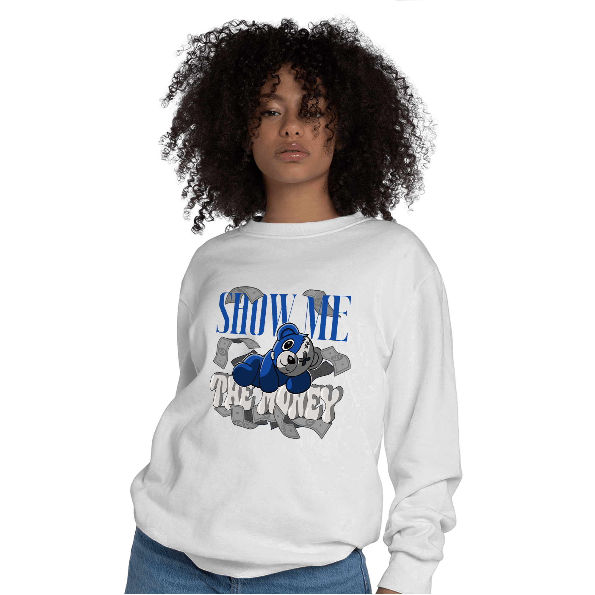 Air Max 1 86 Royal Sweatshirt Match Show Me The Money - NastyJamz