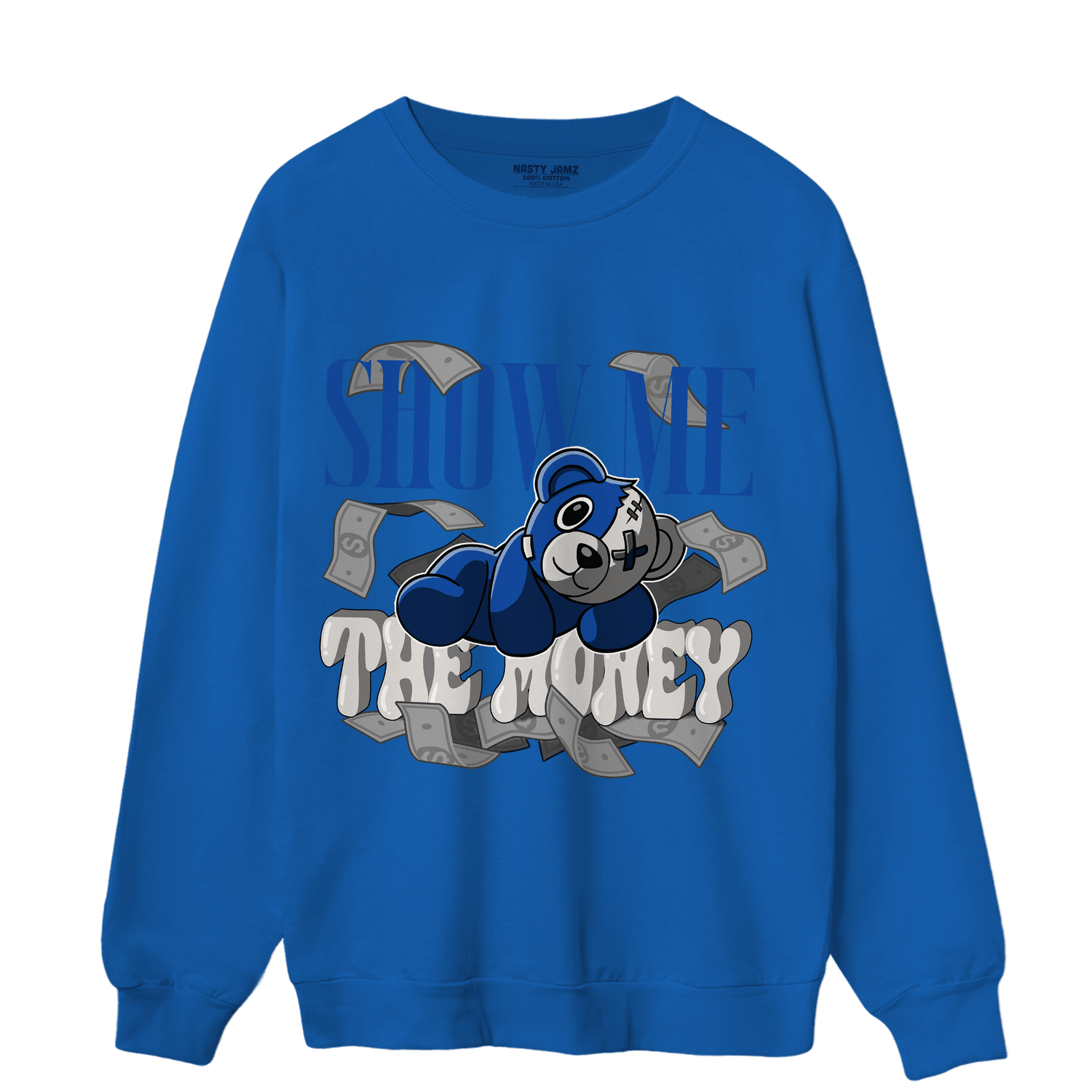 Air Max 1 86 Royal Sweatshirt Match Show Me The Money - NastyJamz