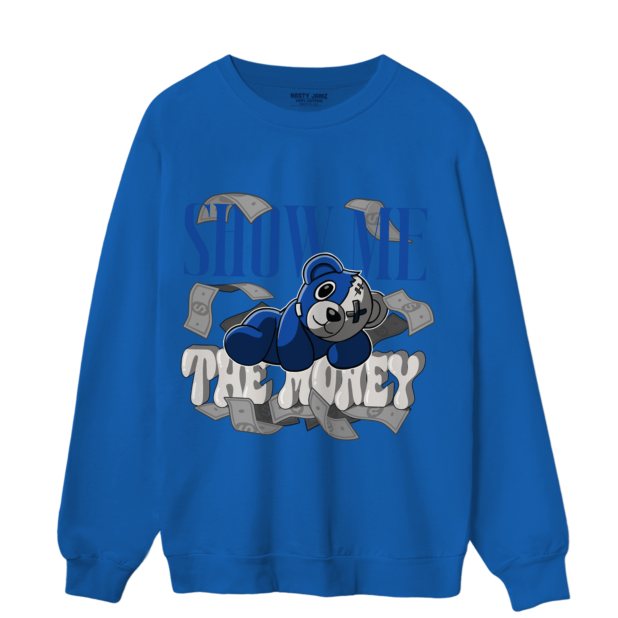 Air Max 1 86 Royal Sweatshirt Match Show Me The Money - NastyJamz