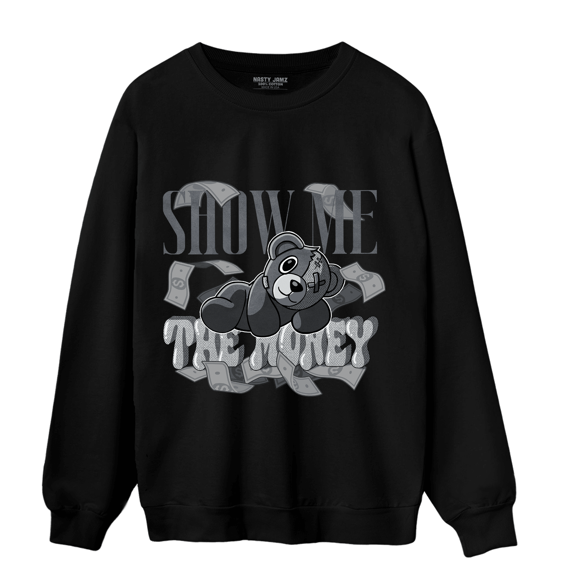 Air Max 90 Iron Grey Sweatshirt Match Show Me The Money - NastyJamz