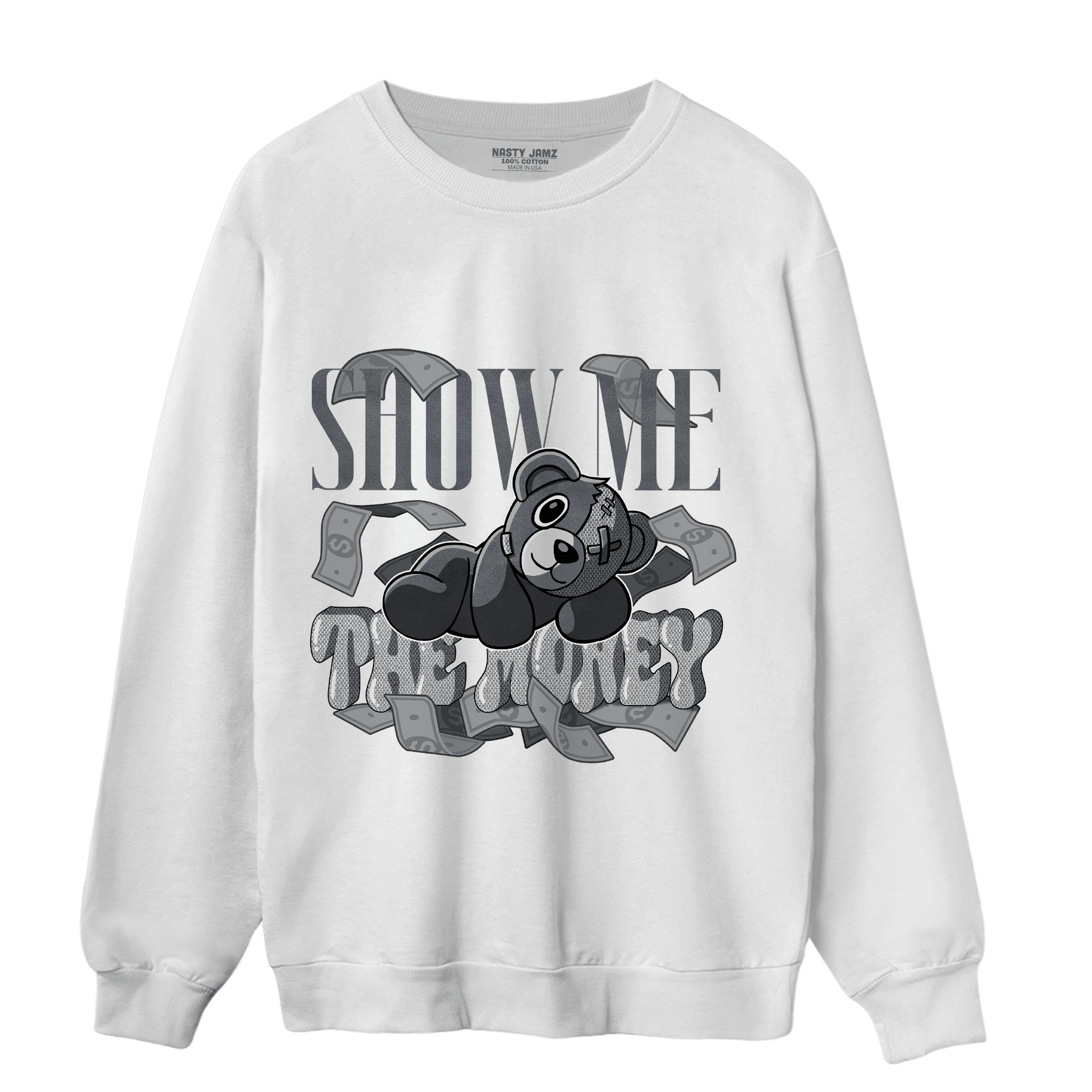 Air Max 90 Iron Grey Sweatshirt Match Show Me The Money - NastyJamz