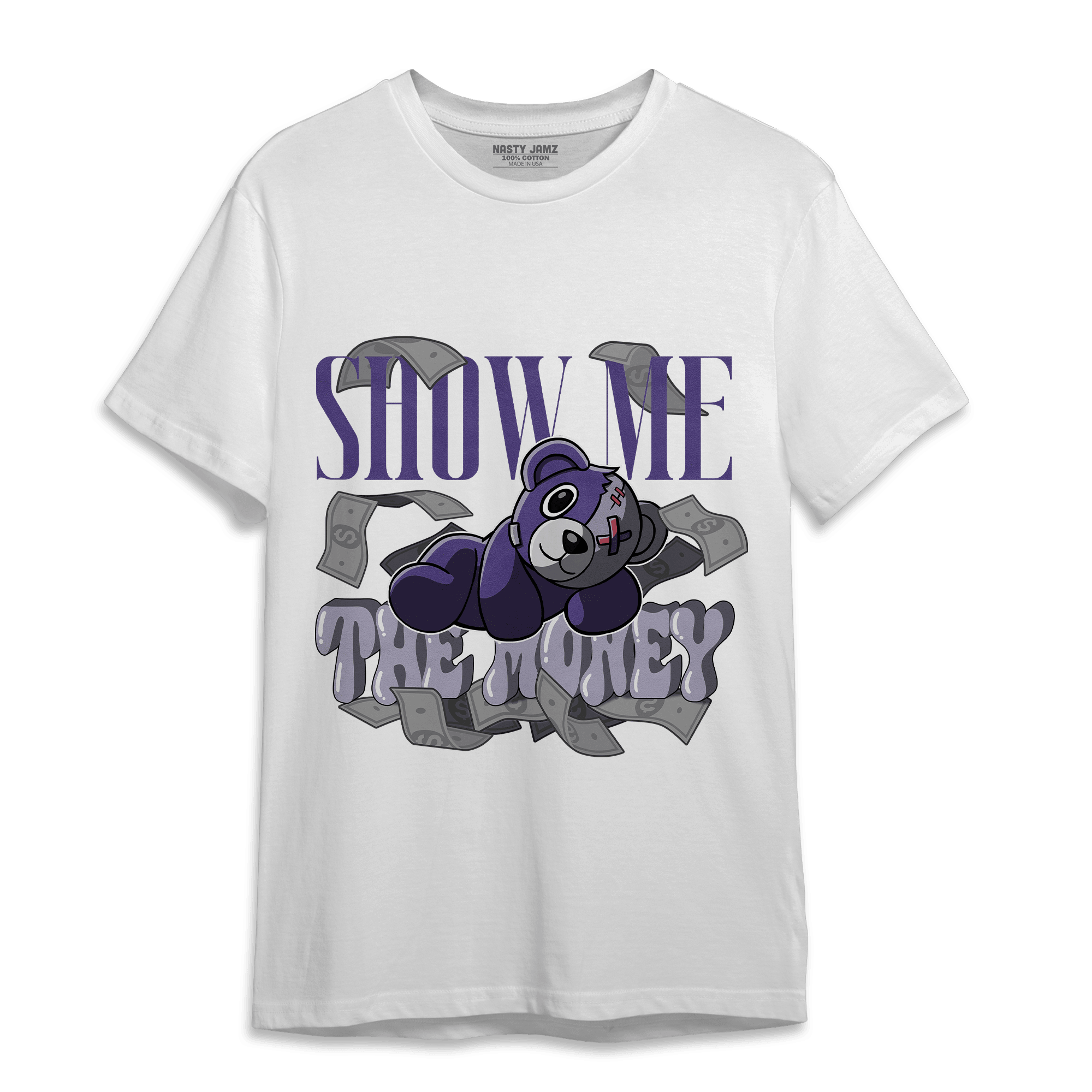 Dunk Low Plum T Shirt Match Show Me The Money - NastyJamz