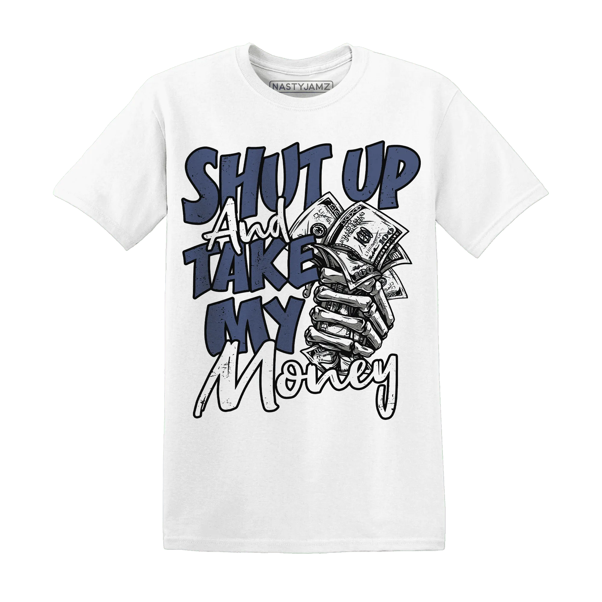 Low-Diffused-Blue-11s-T-Shirt-Match-Shut-Up