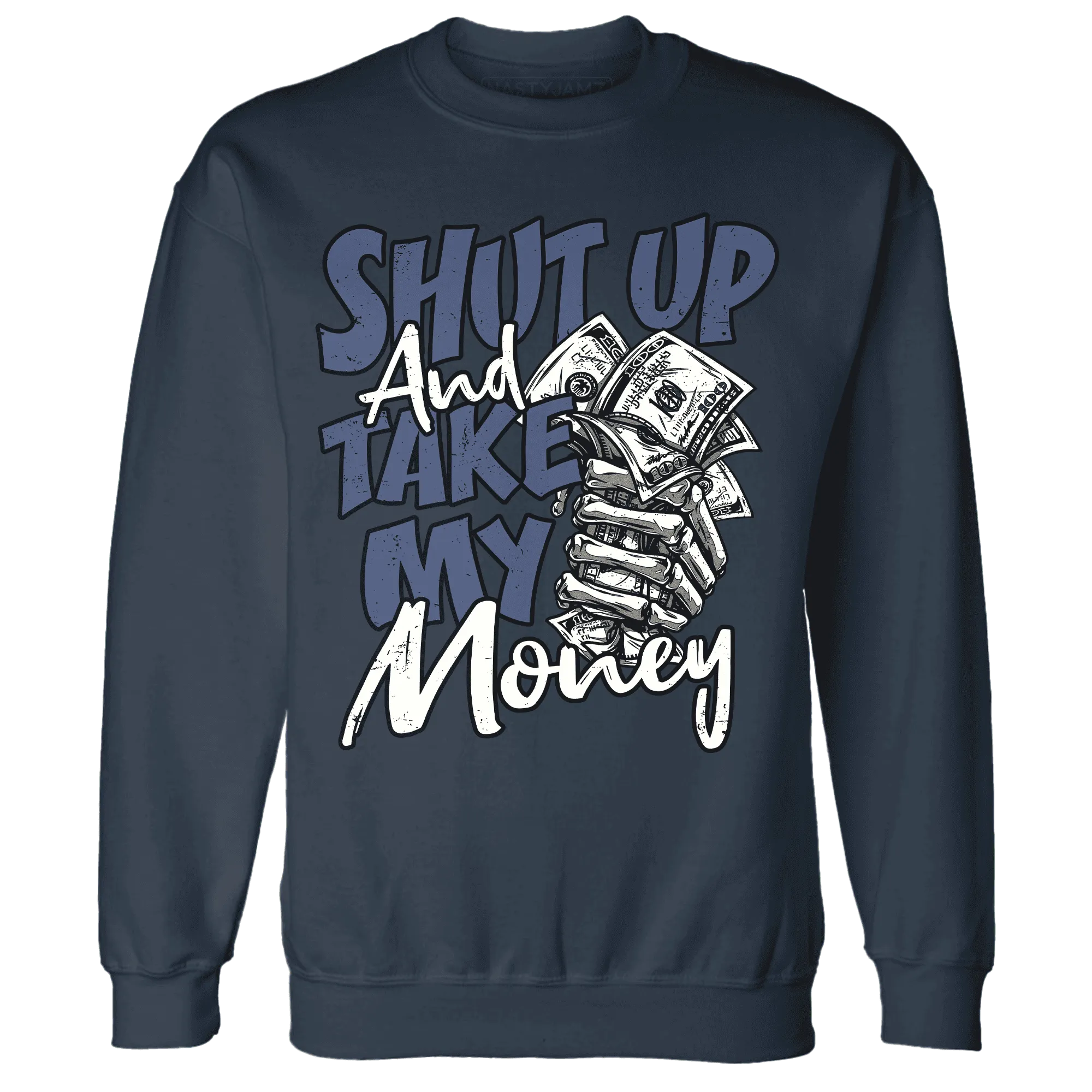 Low-Diffused-Blue-11s-Sweatshirt-Match-Shut-Up