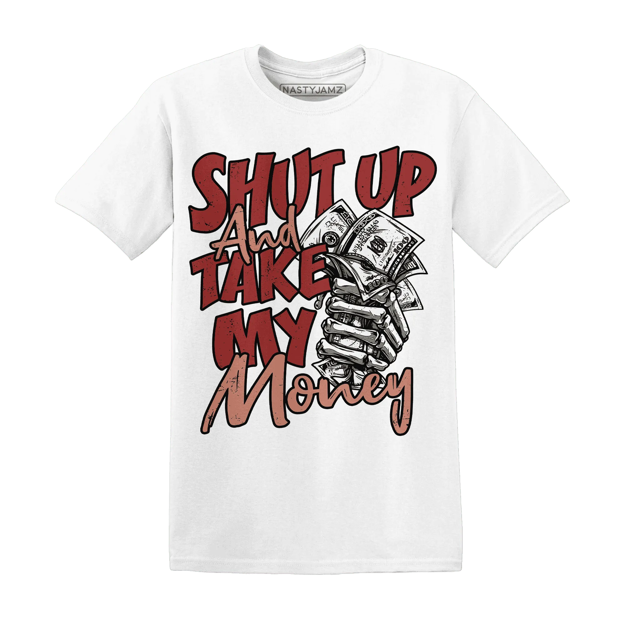 Dune-Red-13s-T-Shirt-Match-Shut-Up