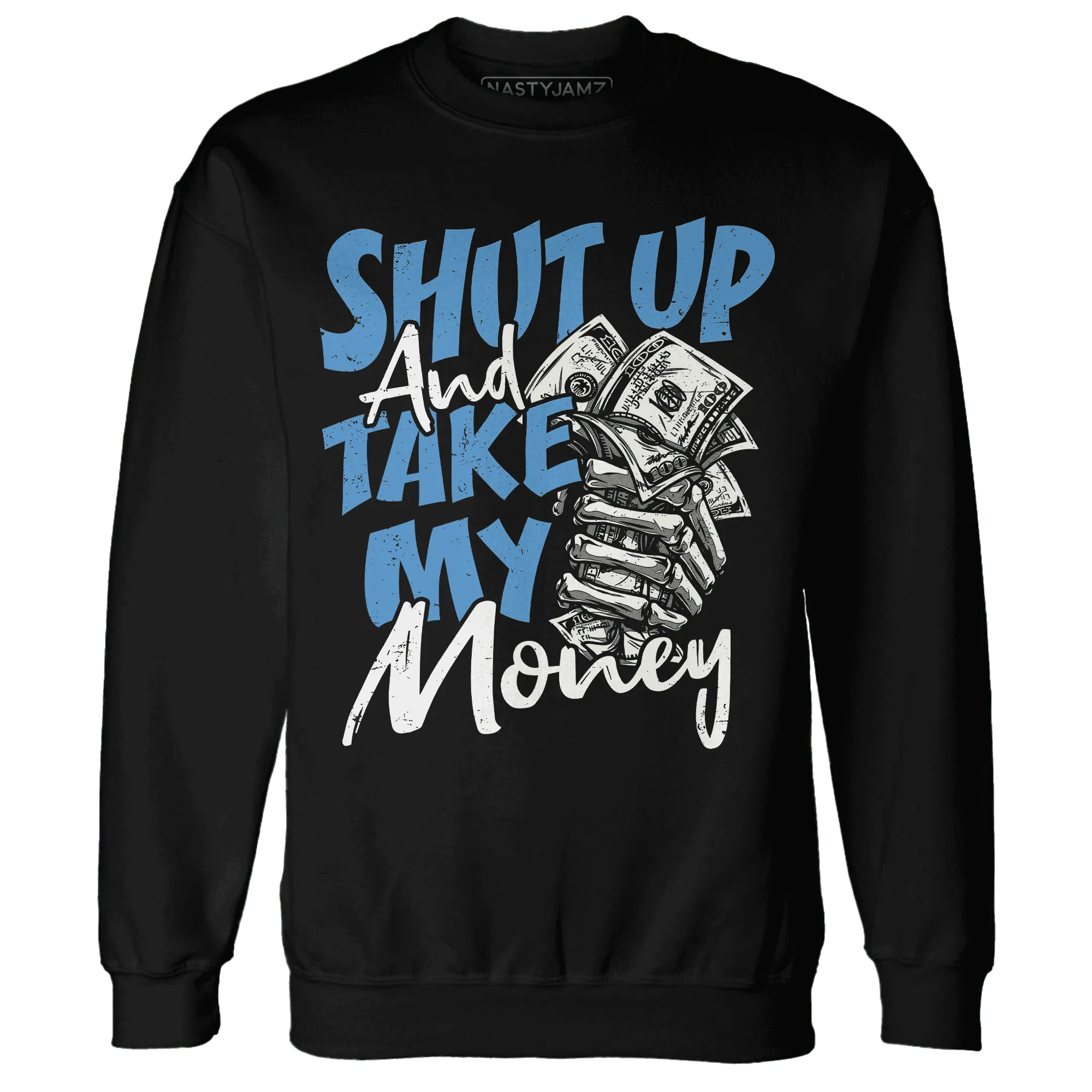Carolina-Blue-Univercitii-17s-Sweatshirt-Match-Shut-Up