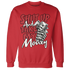 Black-Toe-Reimagined-Red-White-1s-NastyJamz-Sweatshirt-Match-Shut-Up