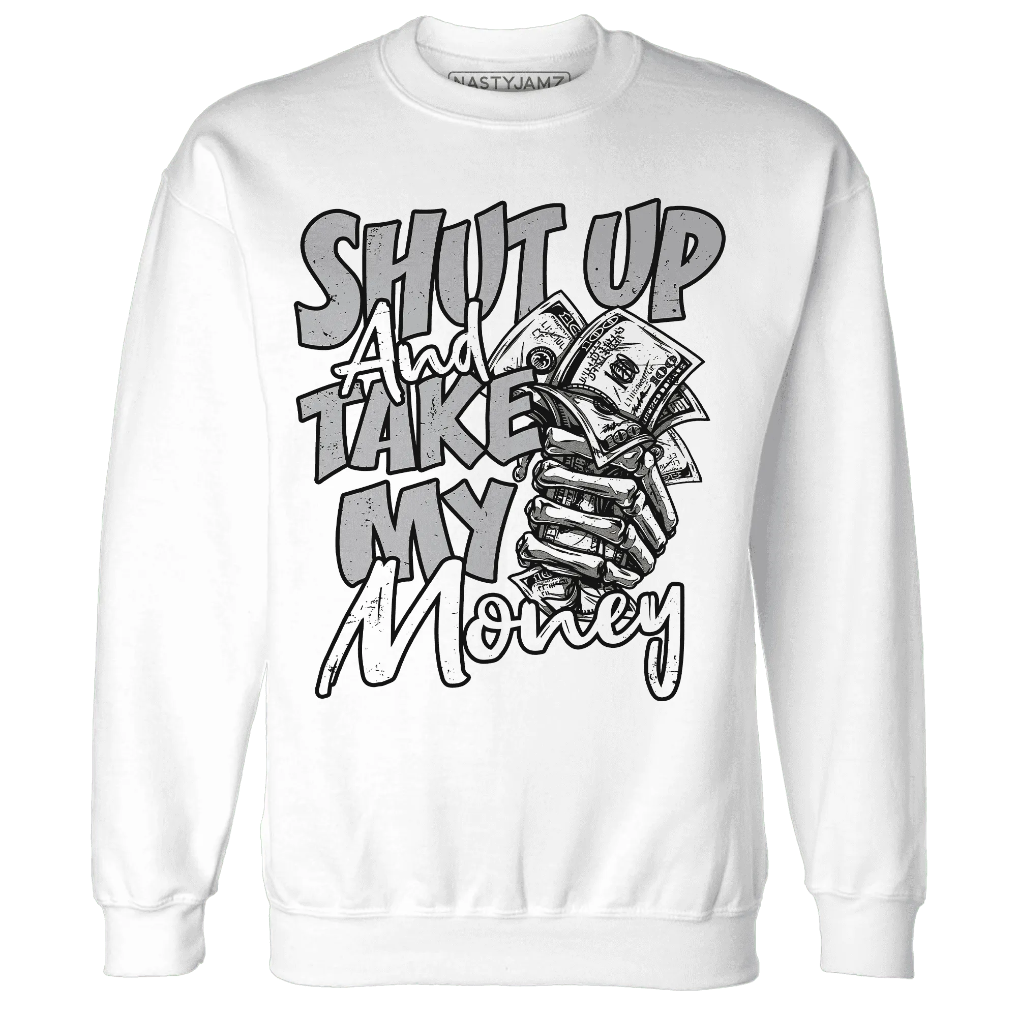 Wolf-Grey-1s-Sweatshirt-Match-Shut-Up