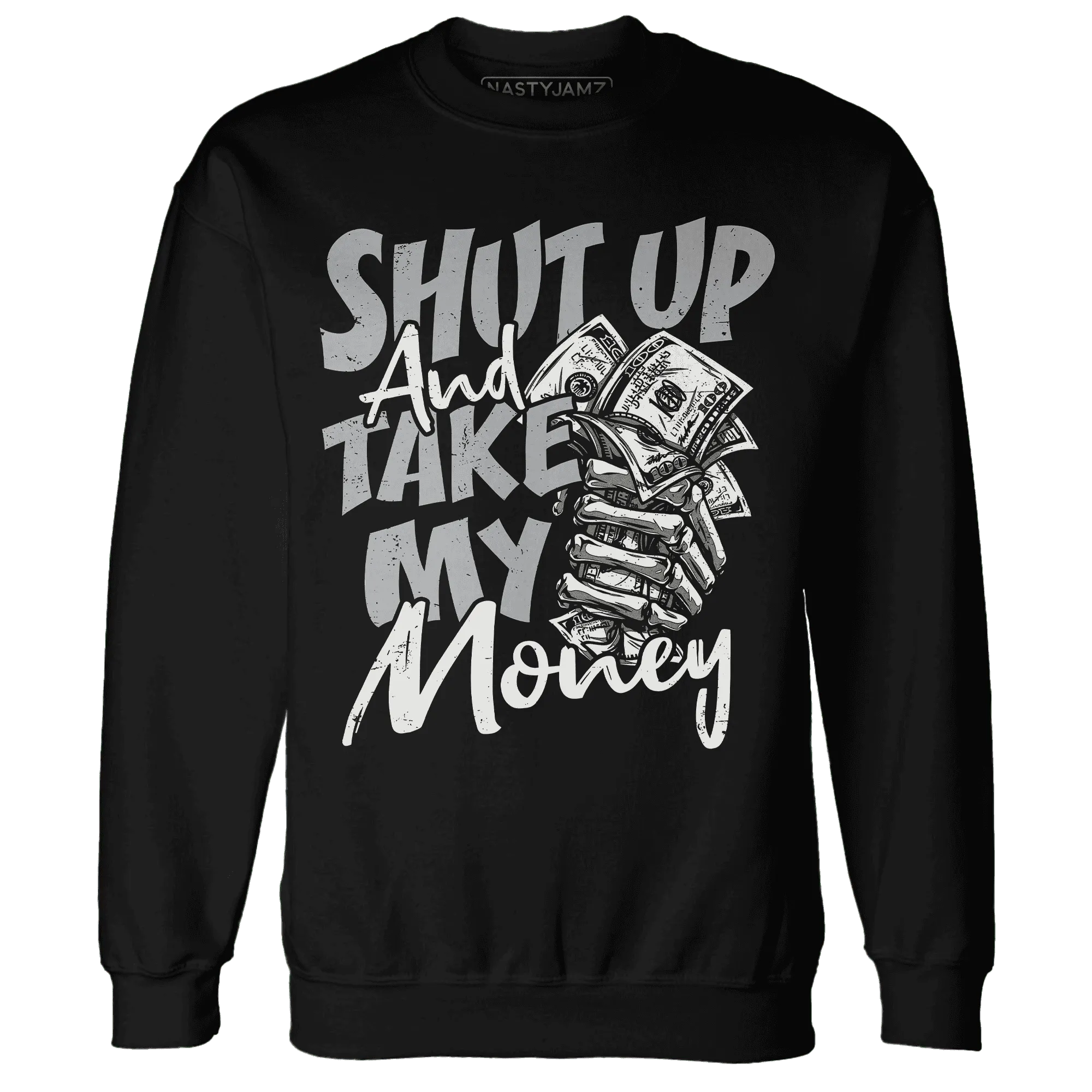 Wolf-Grey-1s-Sweatshirt-Match-Shut-Up