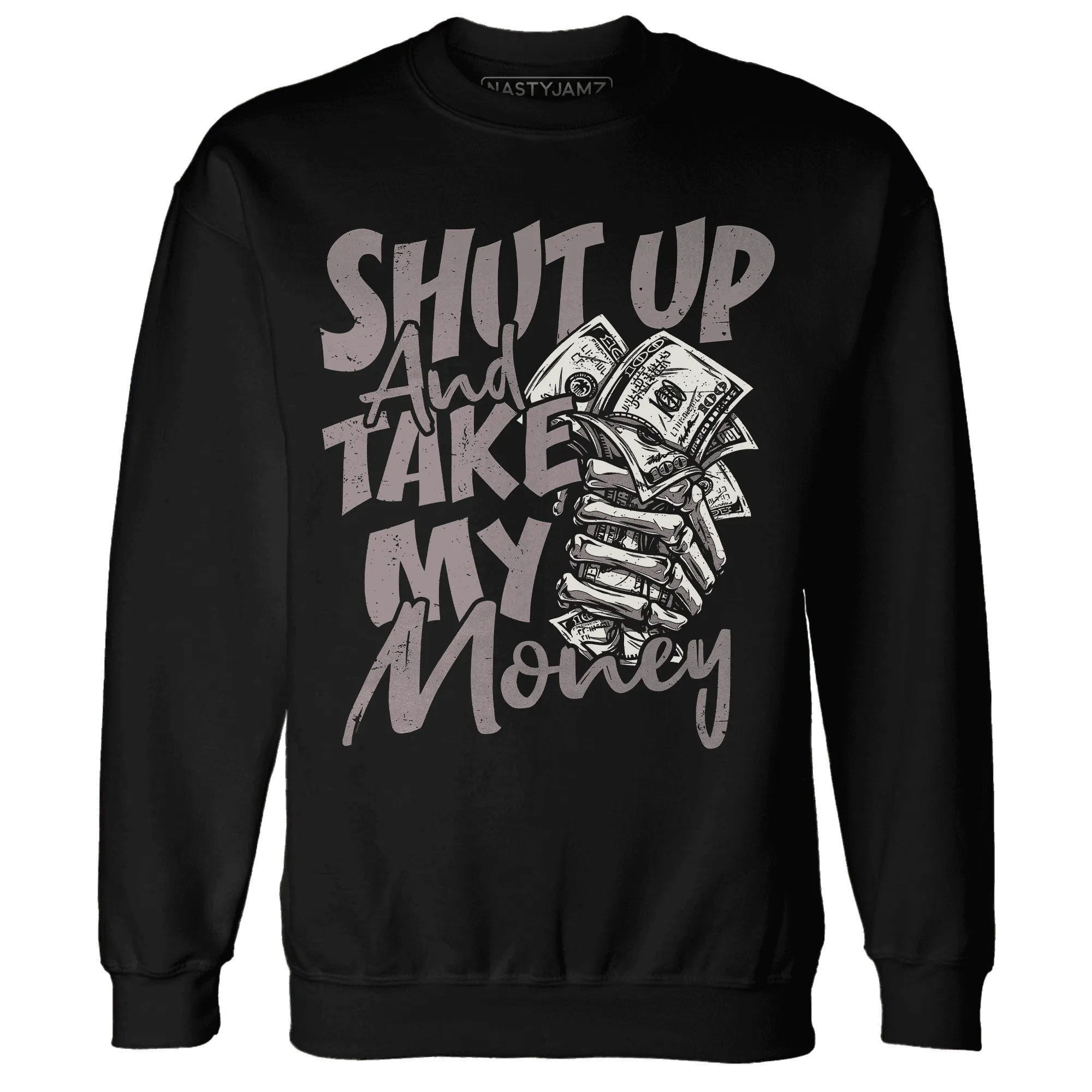 Black-Violet-Ore-3s-Sweatshirt-Match-Shut-Up