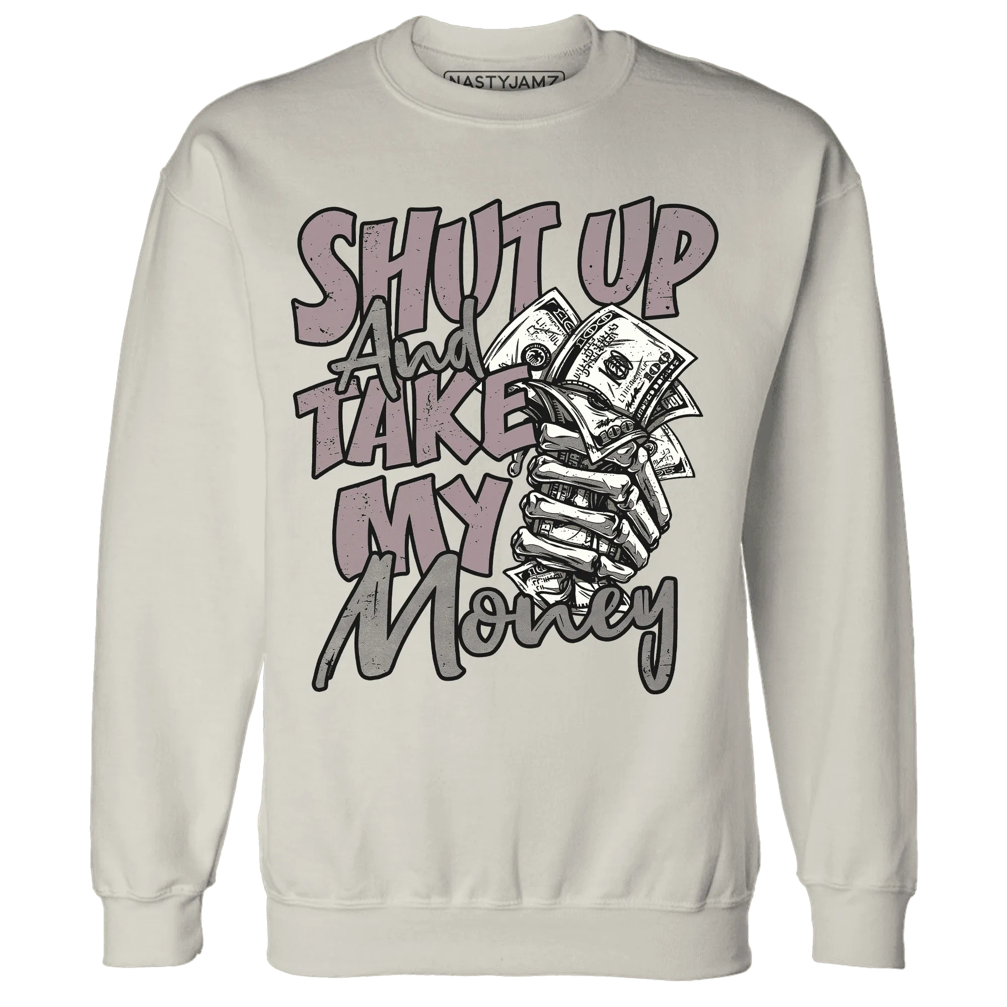 Black-Violet-Ore-3s-Sweatshirt-Match-Shut-Up