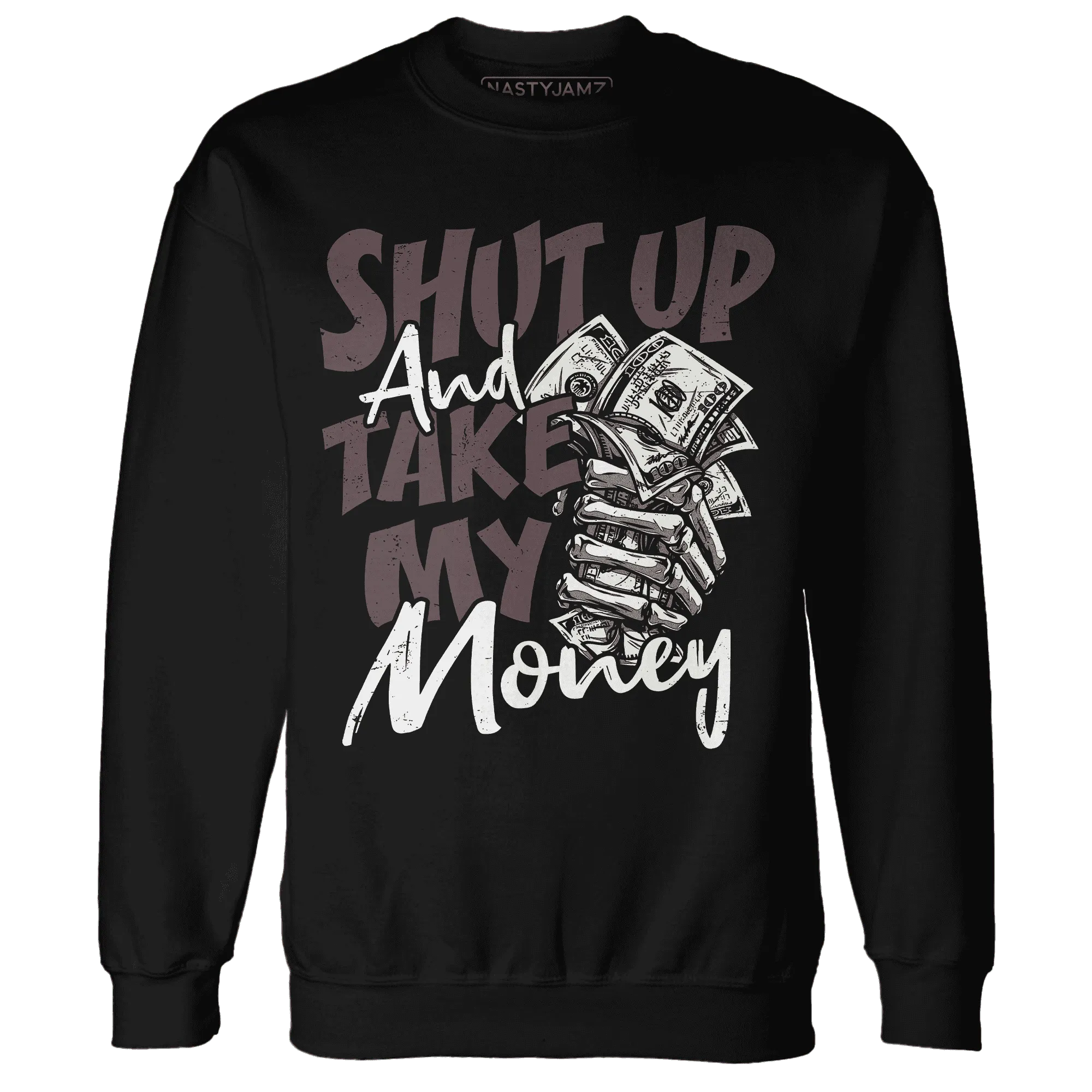 Burgundy-Crush-3s-Sweatshirt-Match-Shut-Up
