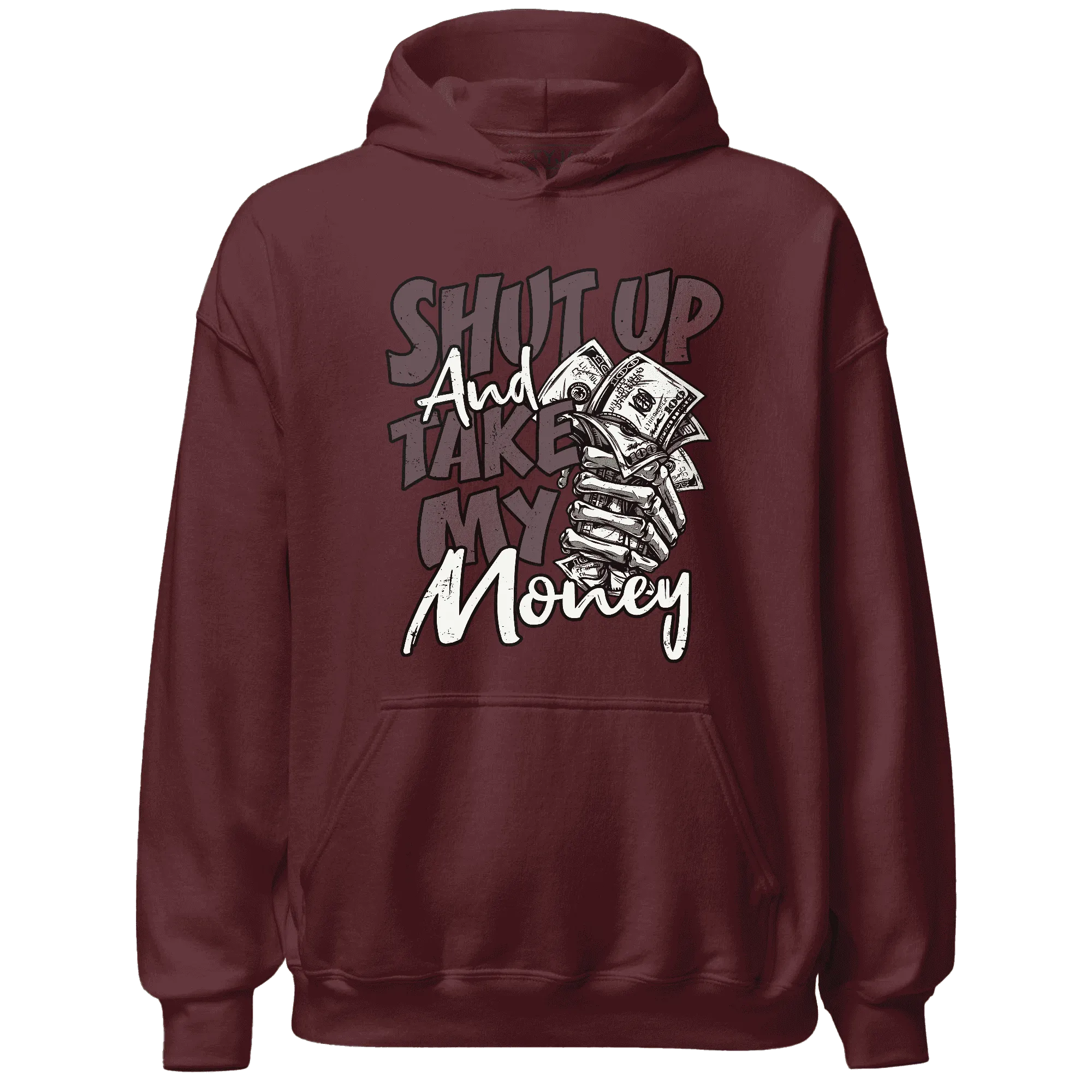 Burgundy-Crush-3s-Hoodie-Match-Shut-Up