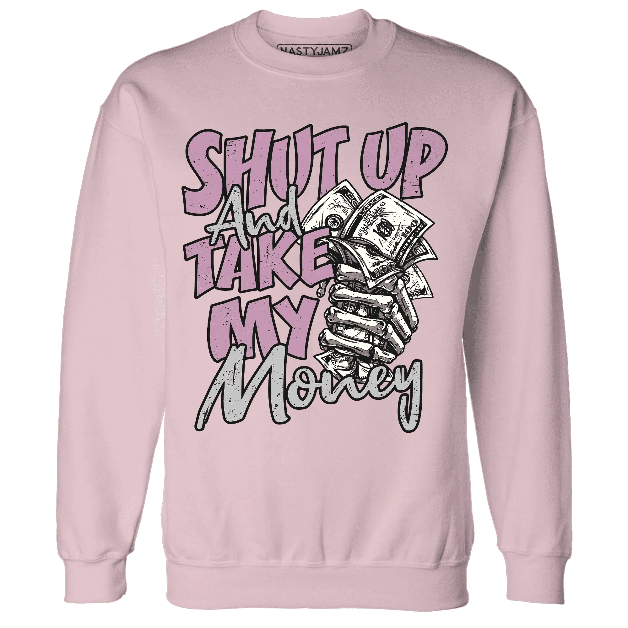 Orchid-Neutral-Grey-Black-White-4s-NastyJamz-Sweatshirt-Match-Shut-Up