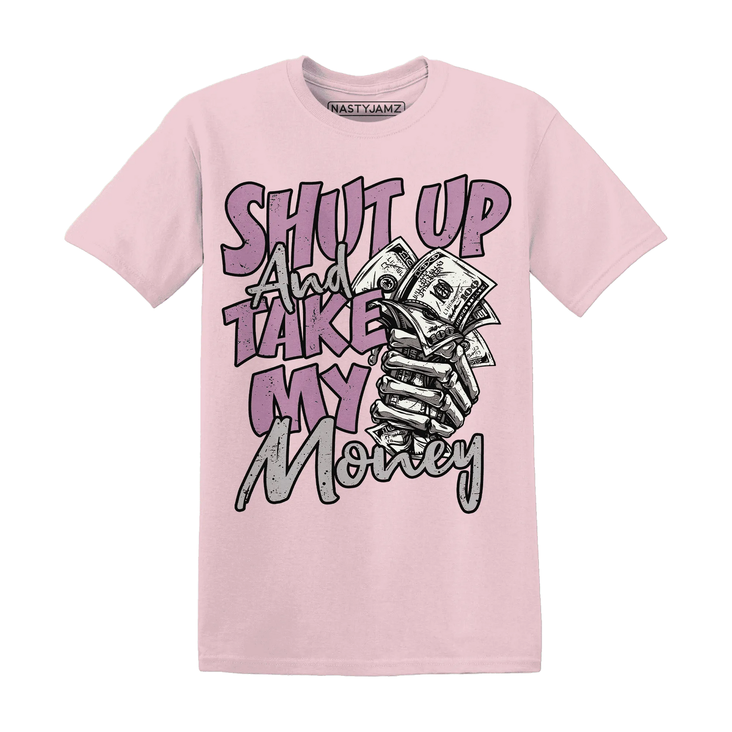Orchid-Neutral-Grey-Black-White-4s-NastyJamz-T-Shirt-Match-Shut-Up
