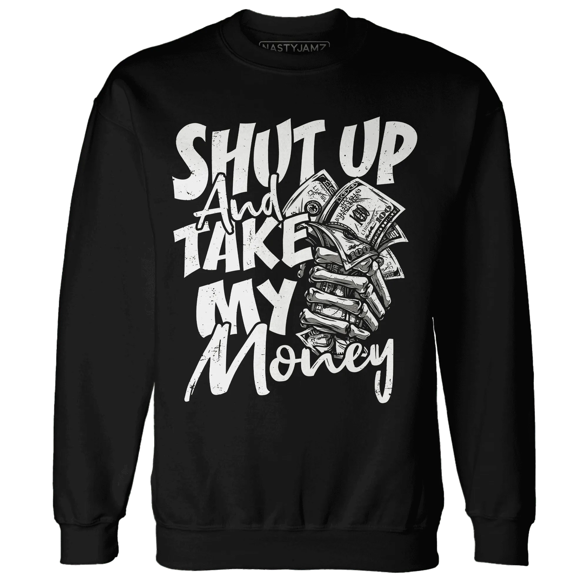 White-Thunder-4s-Sweatshirt-Match-Shut-Up
