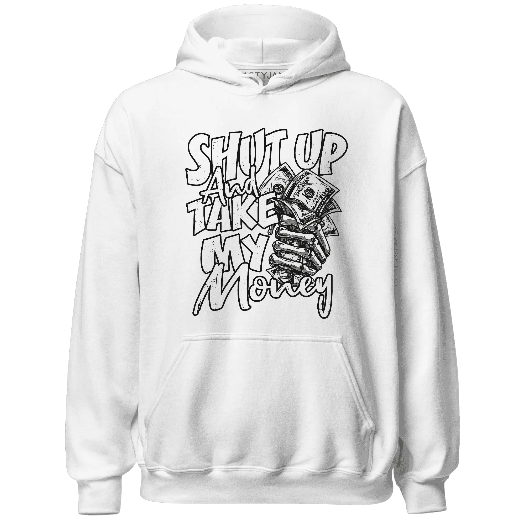 White-Thunder-4s-Hoodie-Match-Shut-Up