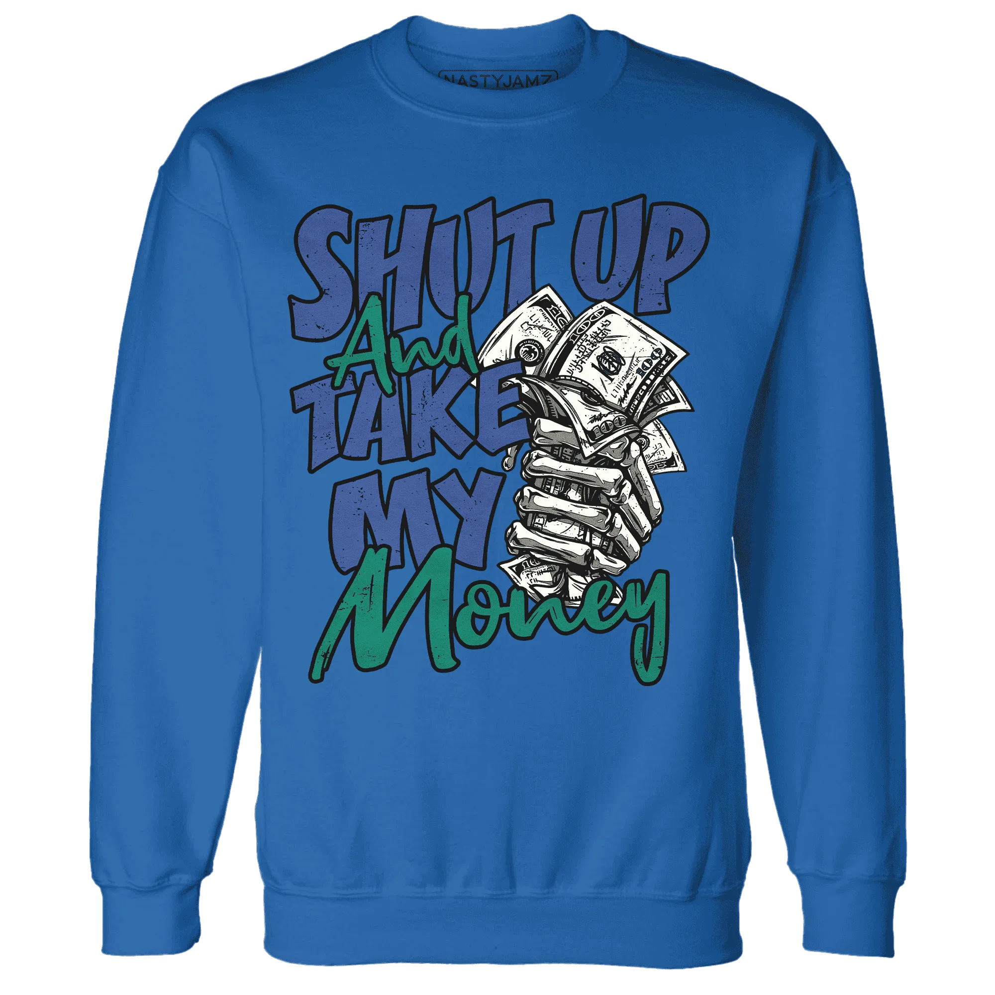 Dunk-Hyper-Royal-Malachite-Sweatshirt-Match-Shut-Up
