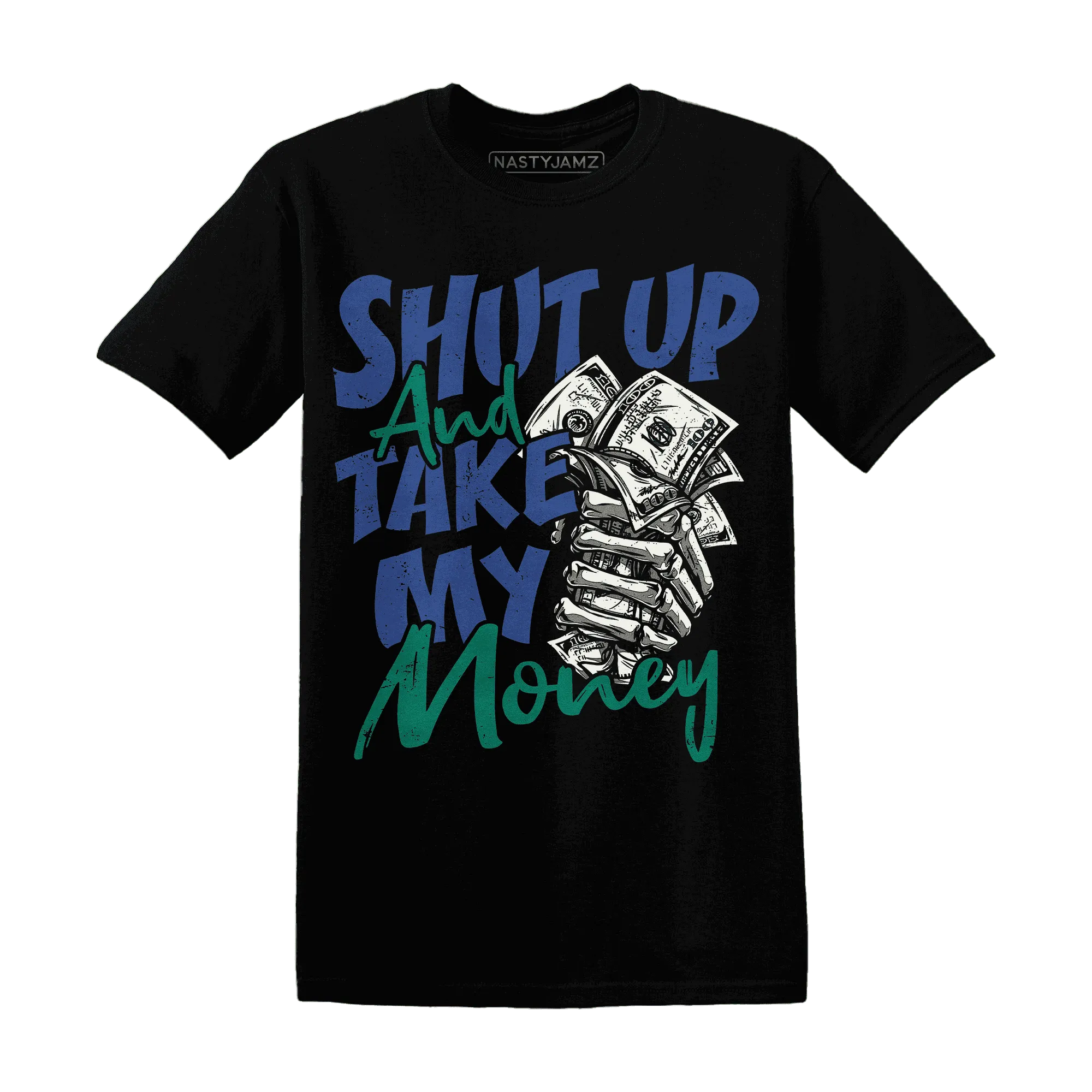 Dunk-Hyper-Royal-Malachite-NastyJamz-T-Shirt-Match-Shut-Up