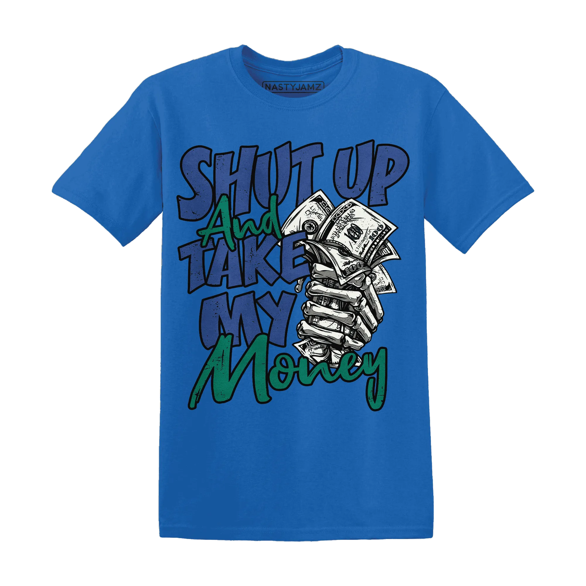 Dunk-Hyper-Royal-Malachite-T-Shirt-Match-Shut-Up