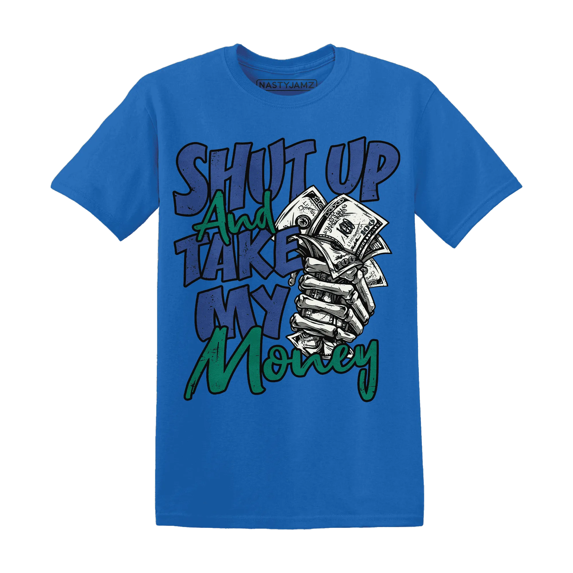 Dunk-Hyper-Royal-Malachite-NastyJamz-T-Shirt-Match-Shut-Up