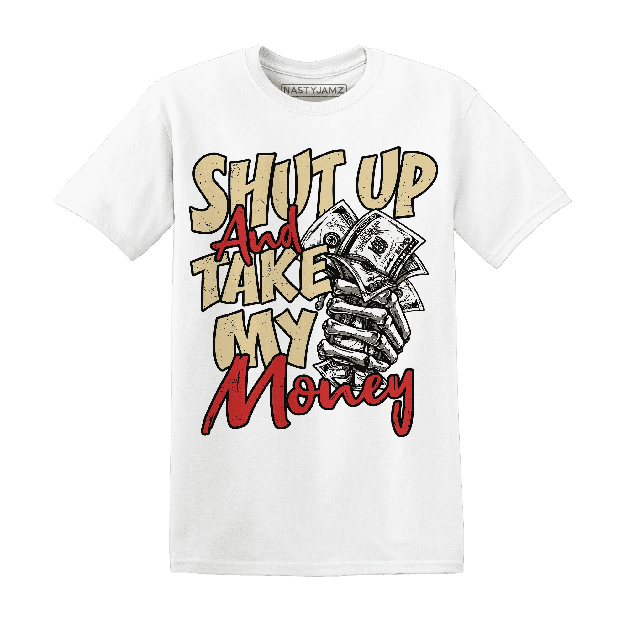 Dunk-Strawberry-Waffle-NastyJamz-T-Shirt-Match-Shut-Up