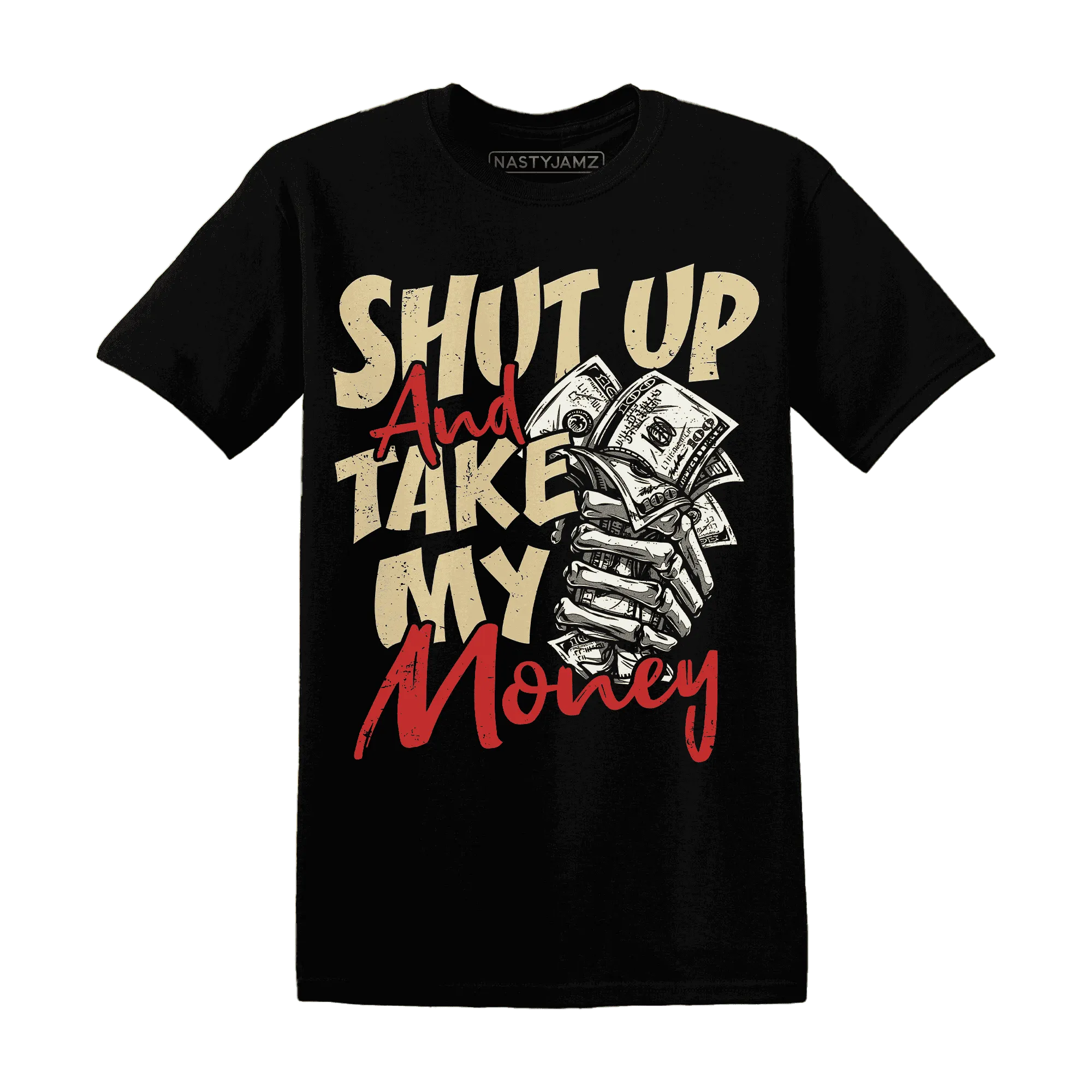 Dunk-Strawberry-Waffle-NastyJamz-T-Shirt-Match-Shut-Up