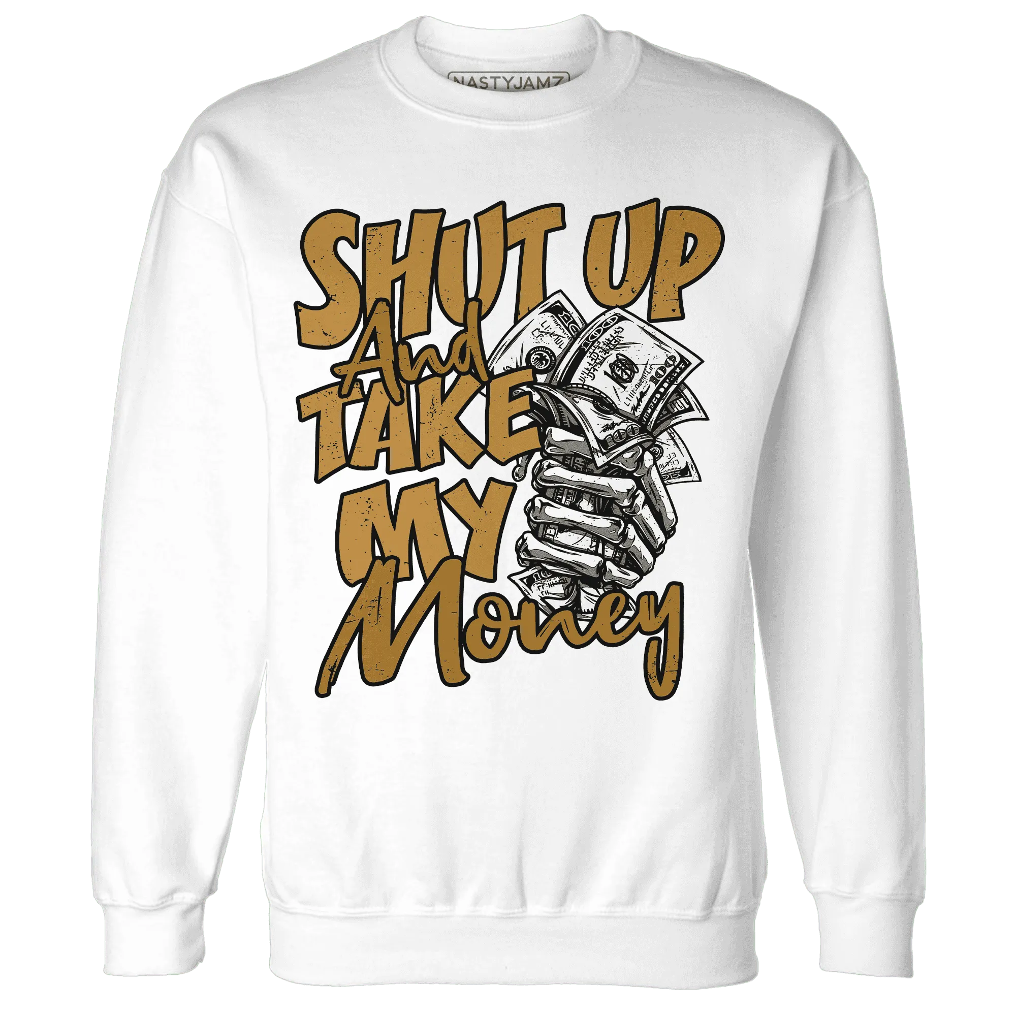 Wheat-13s-Sweatshirt-Match-Shut-Up
