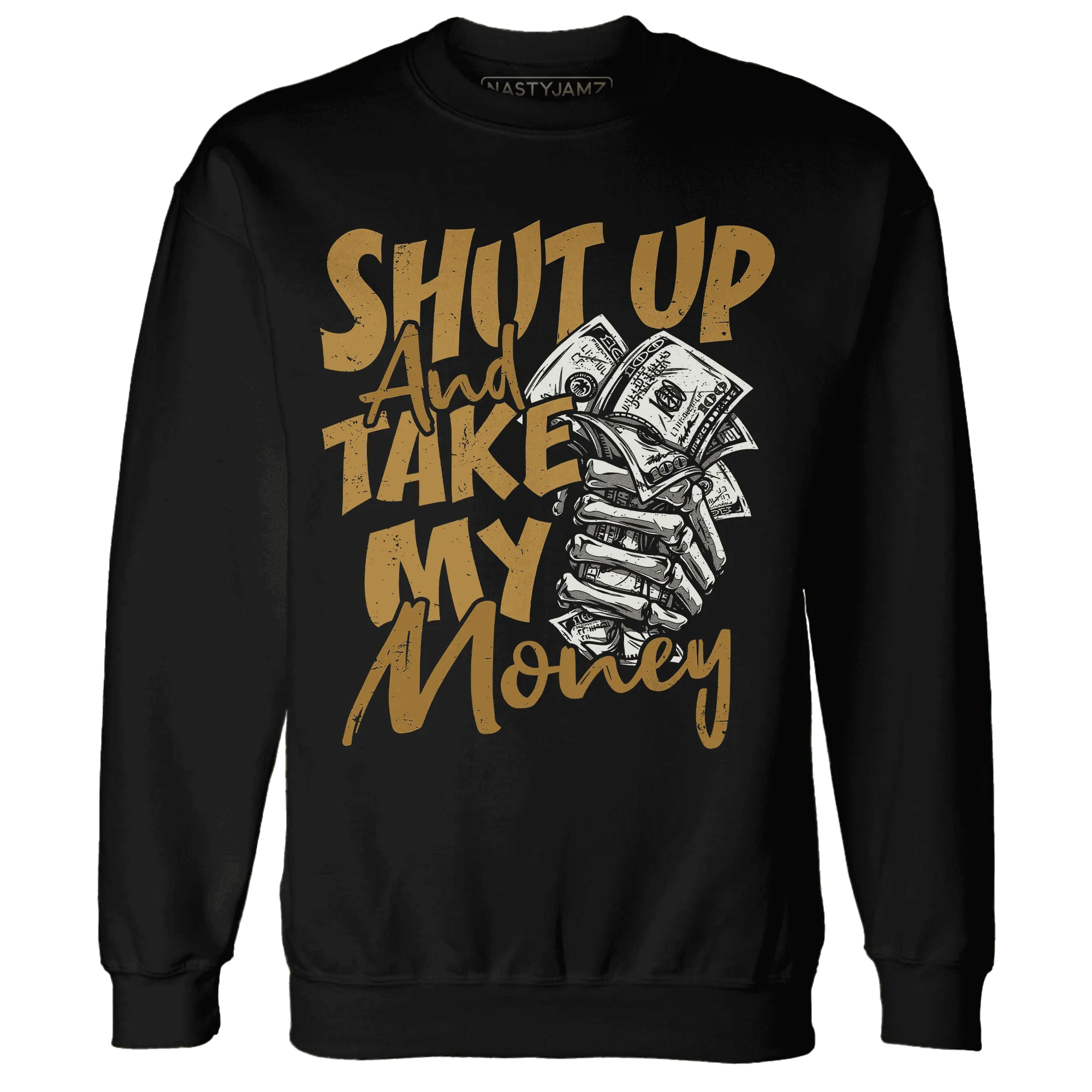 Wheat-13s-Sweatshirt-Match-Shut-Up