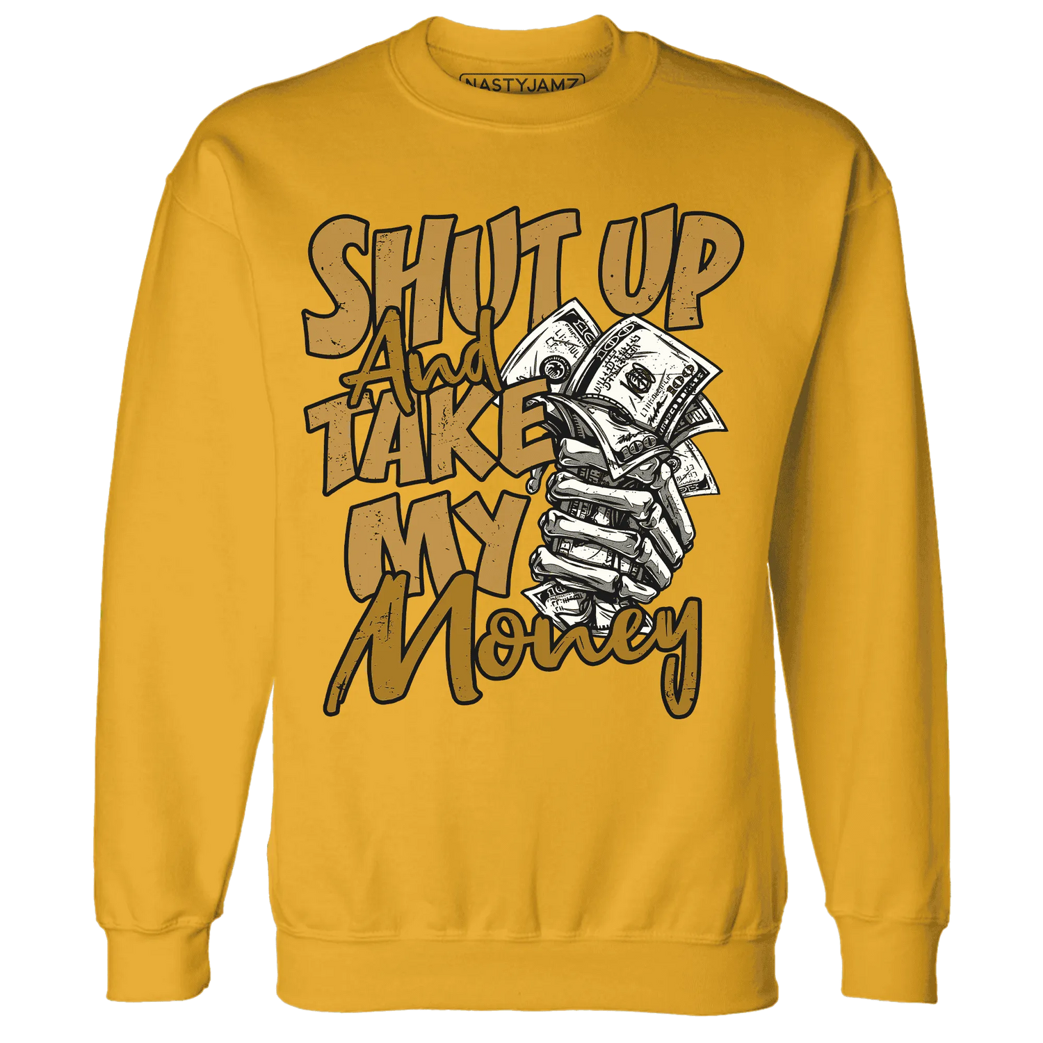 Wheat-13s-Sweatshirt-Match-Shut-Up