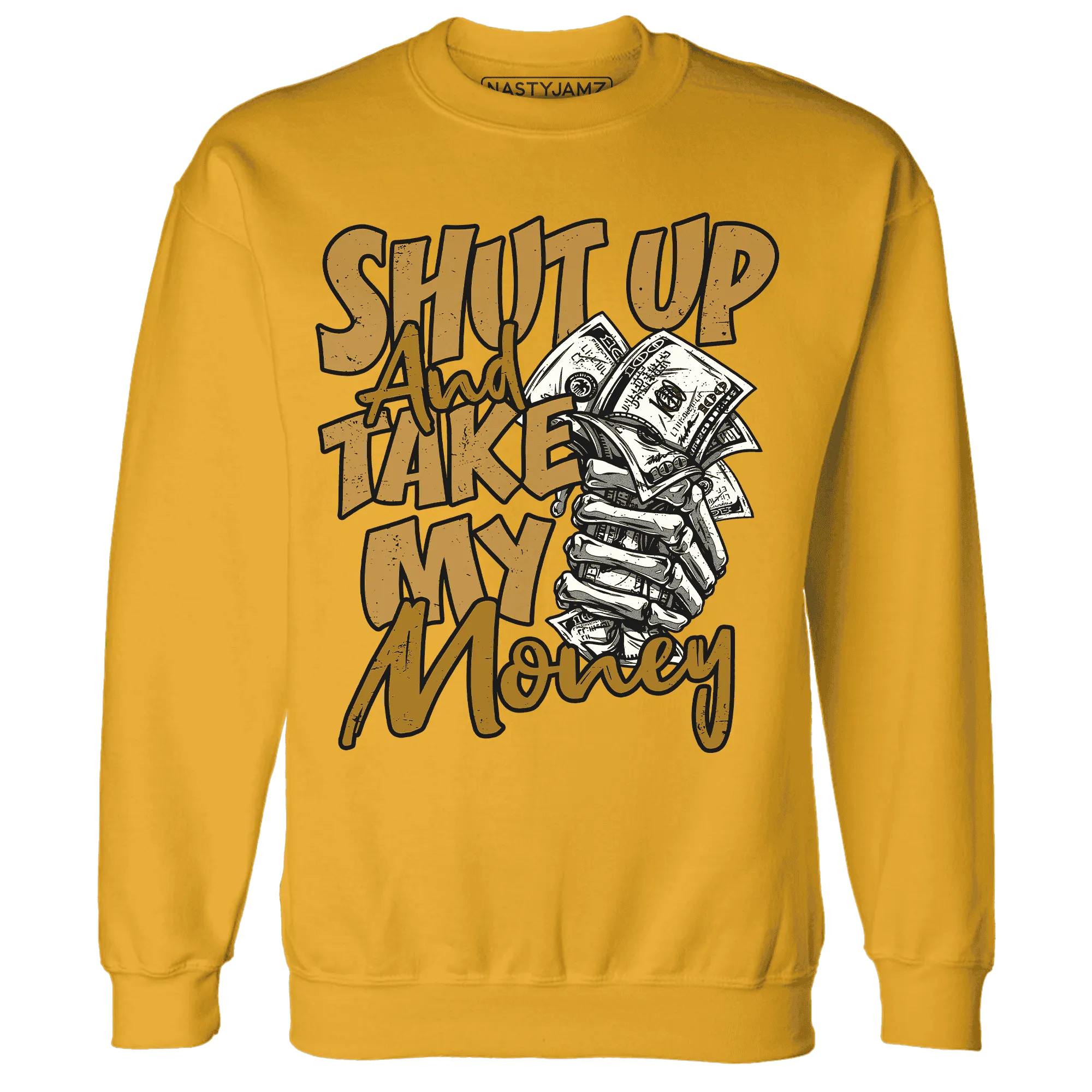 Wheat-13s-Sweatshirt-Match-Shut-Up