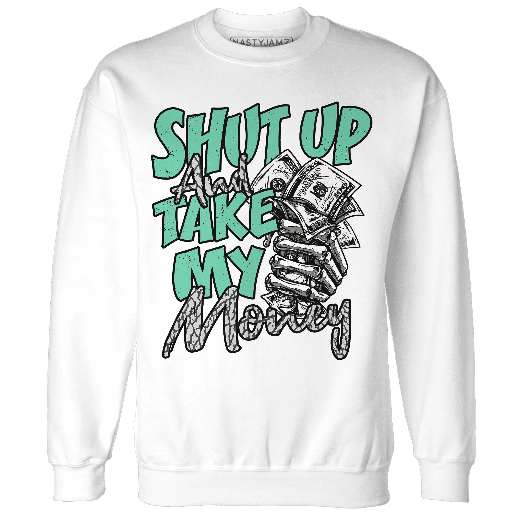 Green-Glow-3s-Sweatshirt-Match-Shut-Up