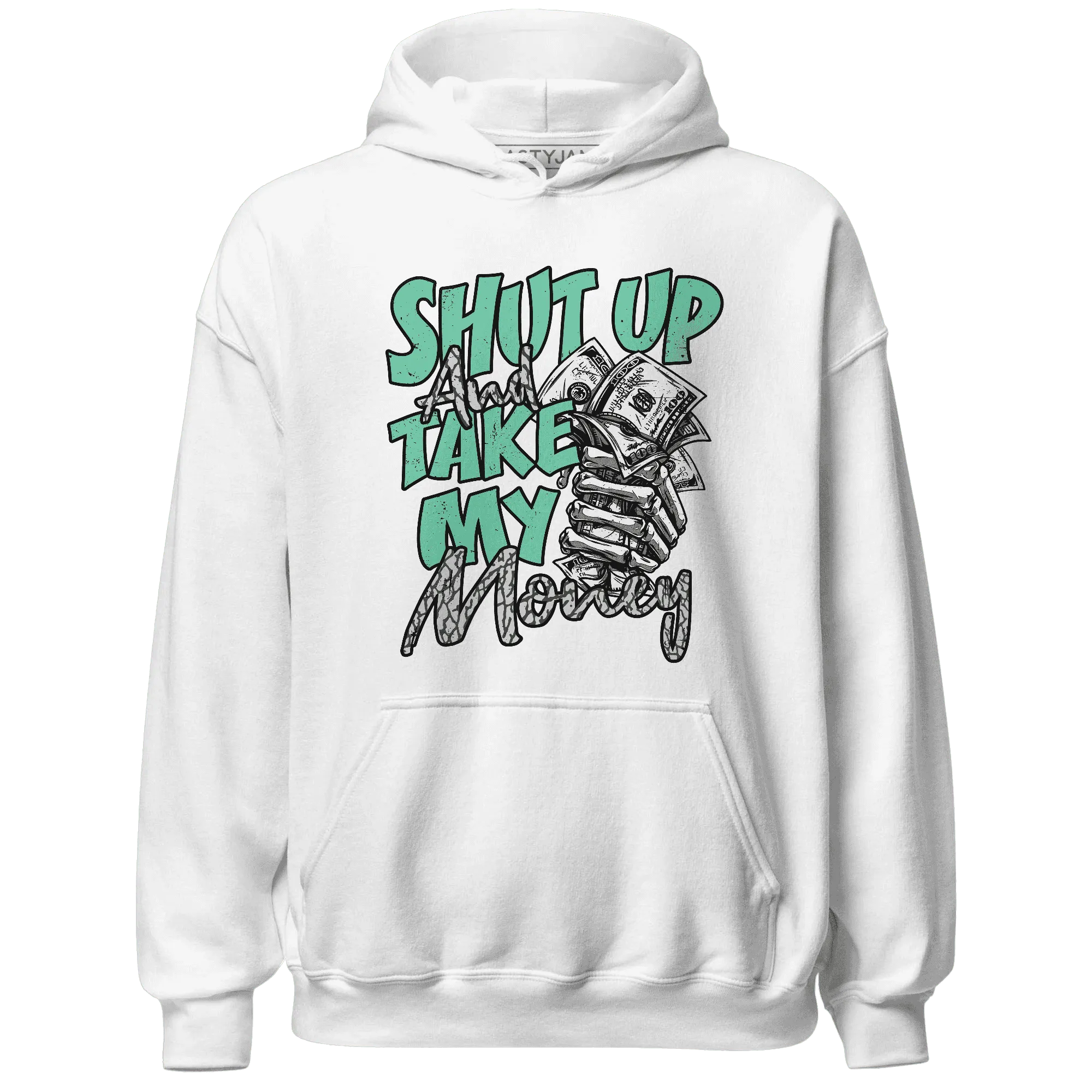 Green-Glow-3s-Hoodie-Match-Shut-Up