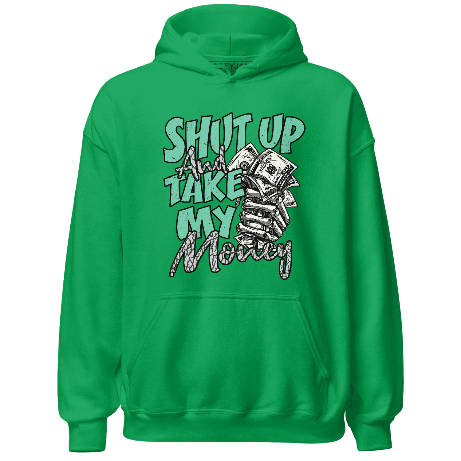 Green-Glow-3s-Hoodie-Match-Shut-Up
