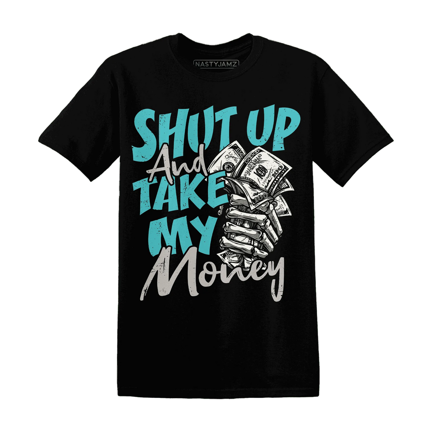 NBL-Cyan-Burst-9060-T-Shirt-Match-Shut-Up