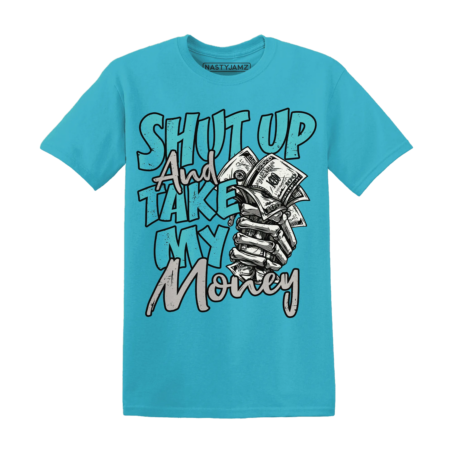 NBL-Cyan-Burst-9060-T-Shirt-Match-Shut-Up