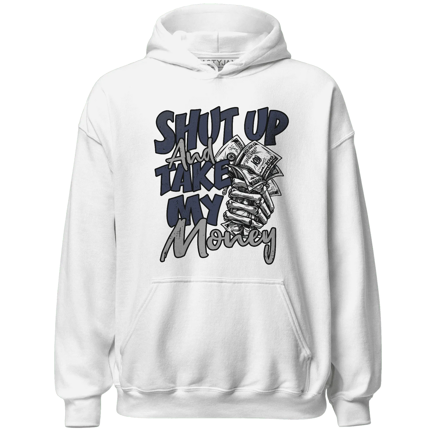 VaporMax-Plus-Midnight-Navy-White-Metallic-Silver-NastyJamz-Hoodie-Match-Shut-Up