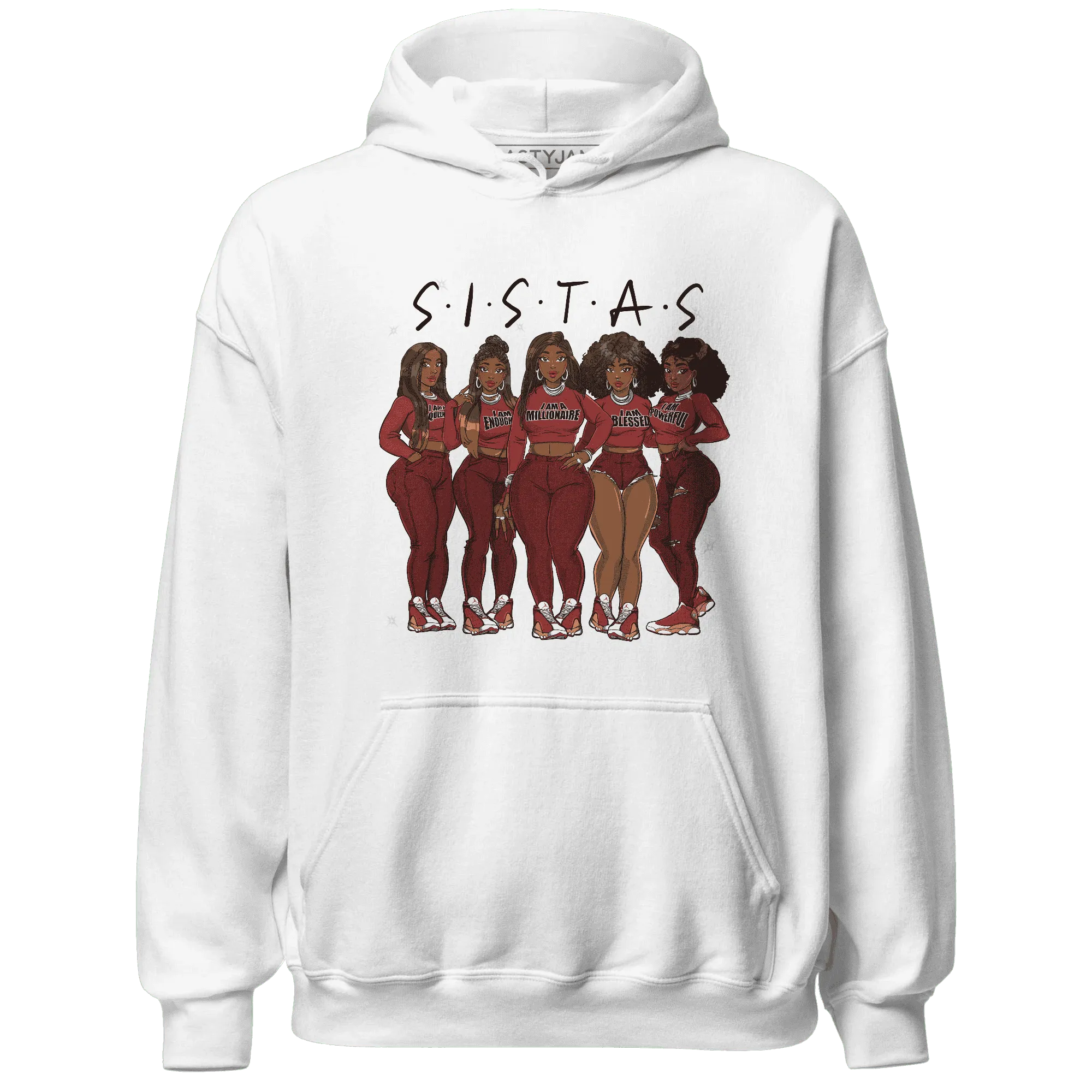 Dune-Red-13s-Hoodie-Match-Sistas-Melanin-Girl