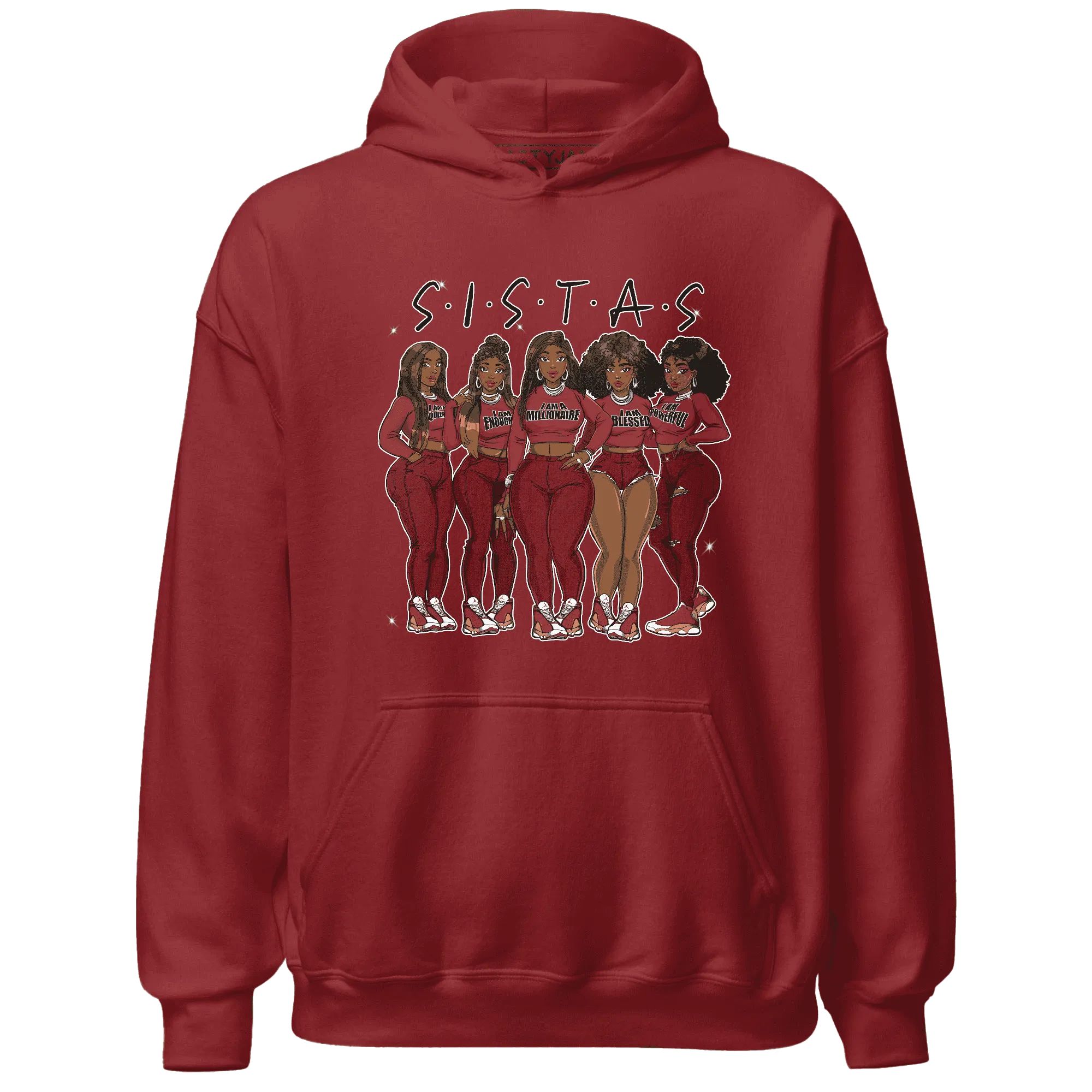 Dune-Red-13s-Hoodie-Match-Sistas-Melanin-Girl