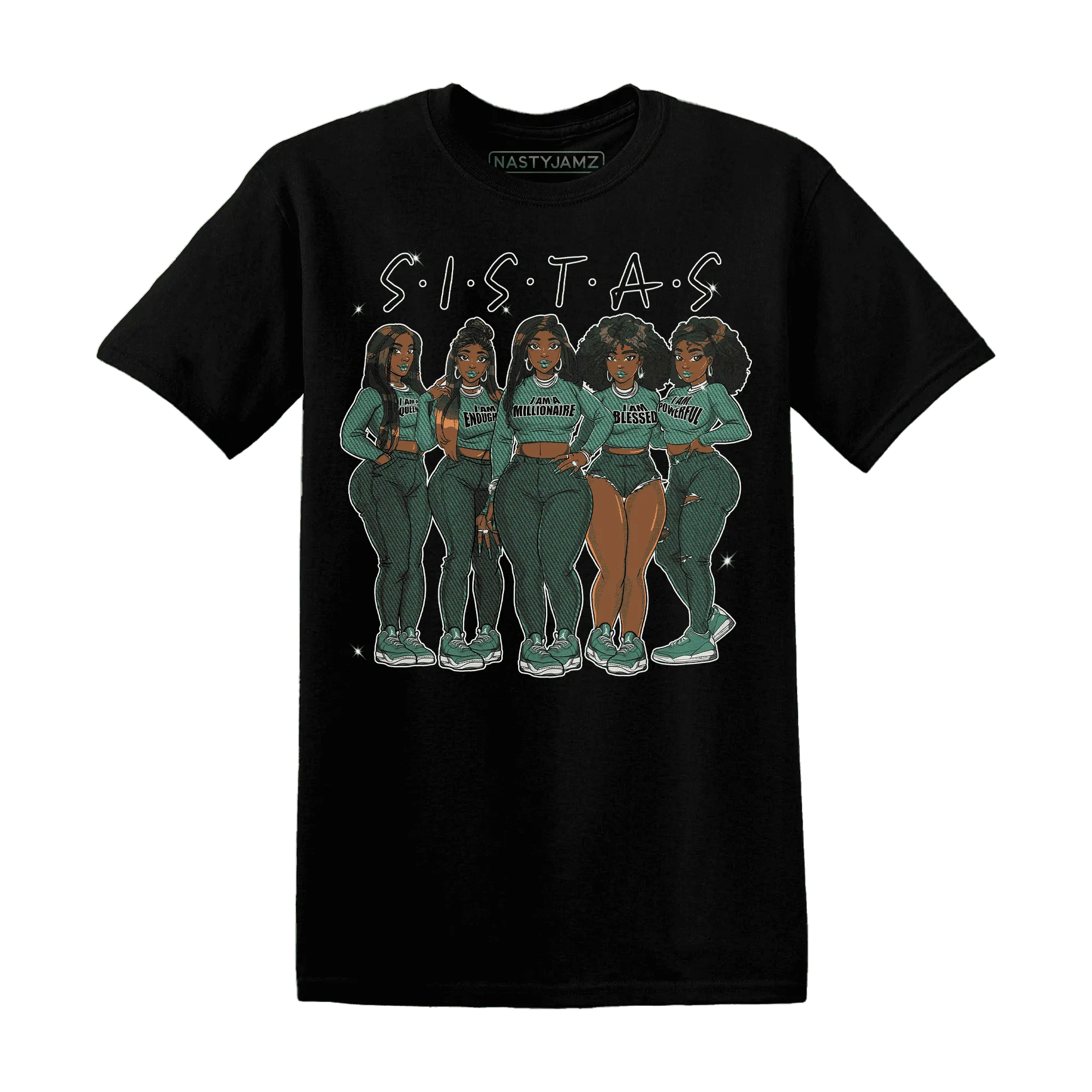 Nina-CN-Abney-3s-T-Shirt-Match-Sistas-Melanin-Girl