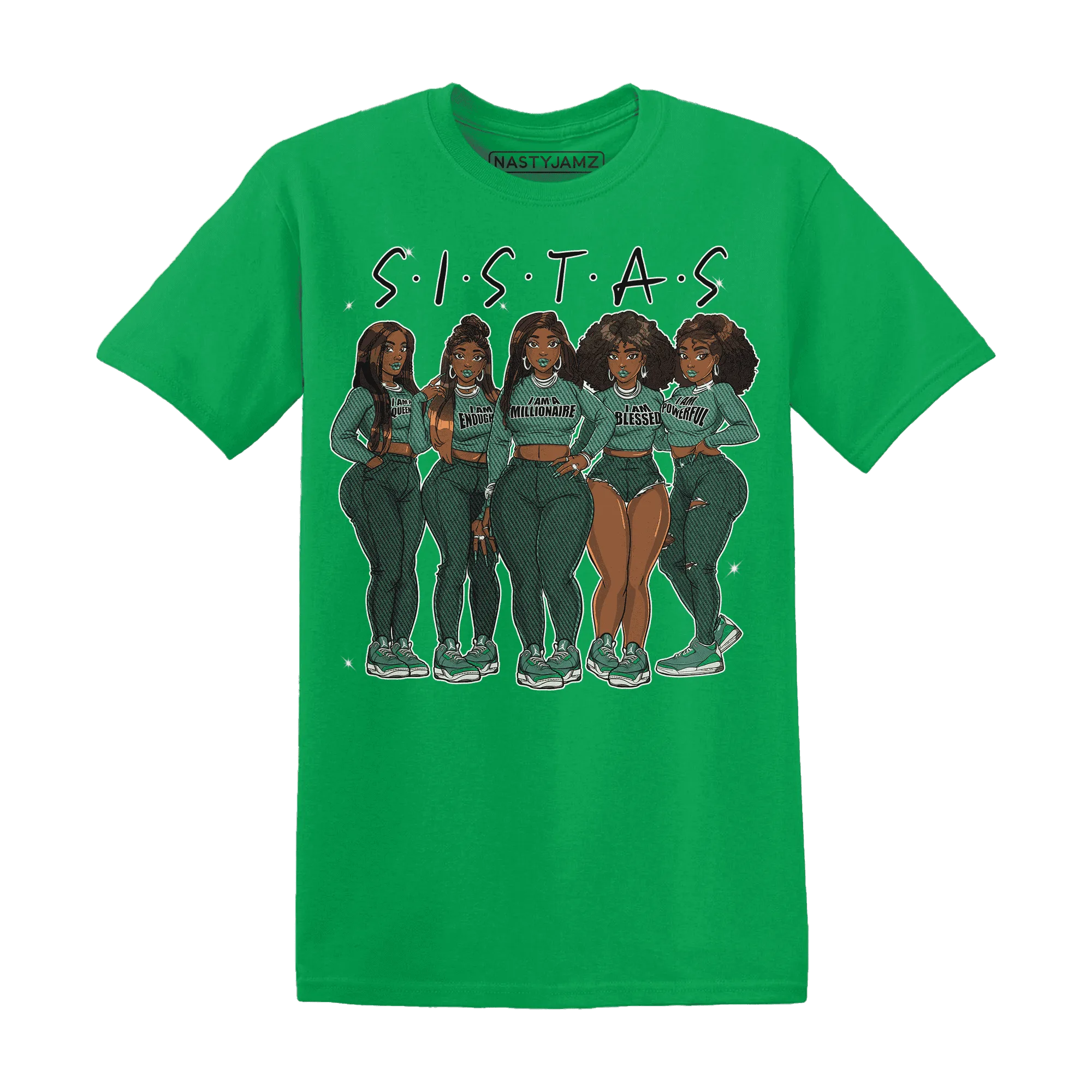 Nina-CN-Abney-3s-T-Shirt-Match-Sistas-Melanin-Girl