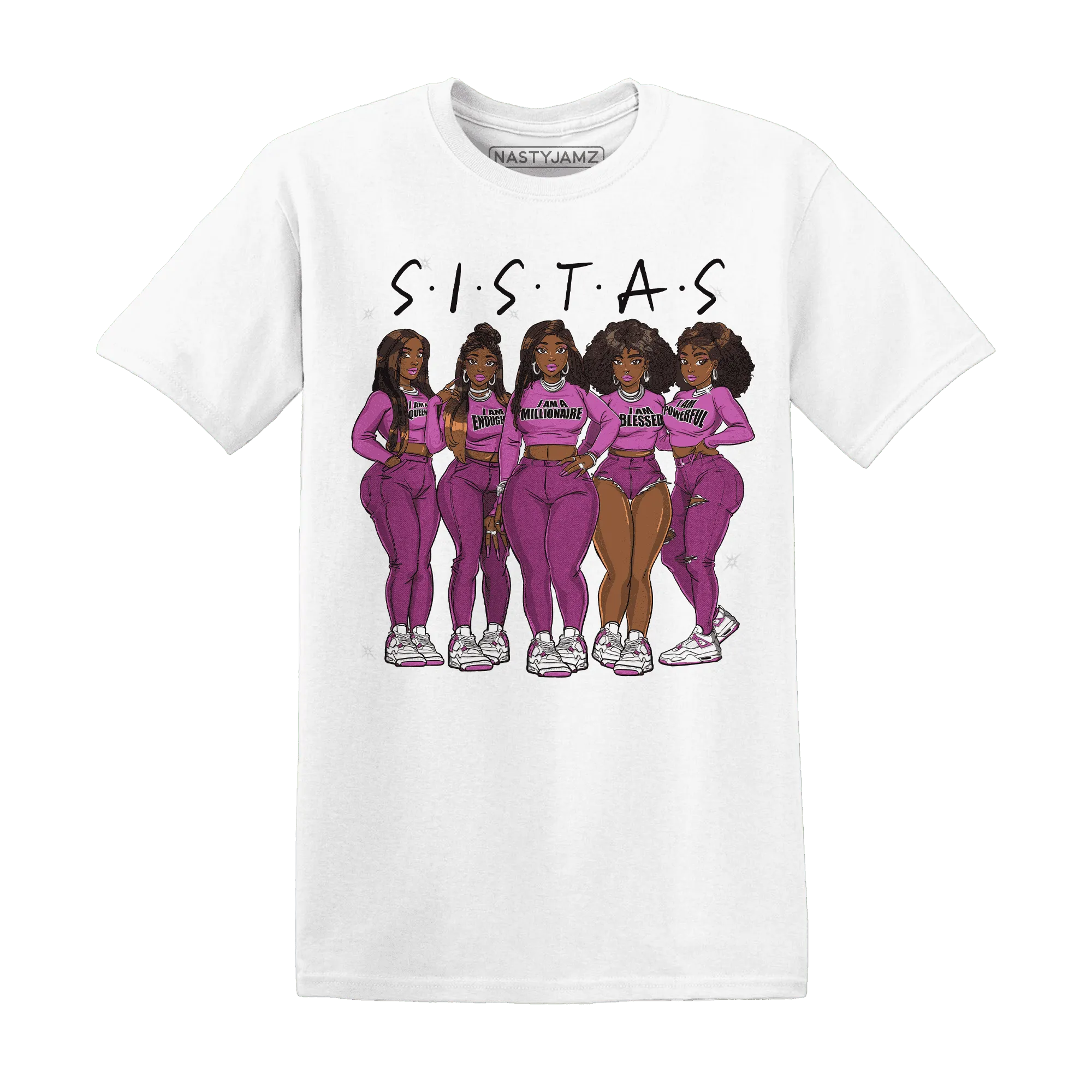 GS-Hyper-Violet-4s-T-Shirt-Match-Sistas-Melanin-Girl