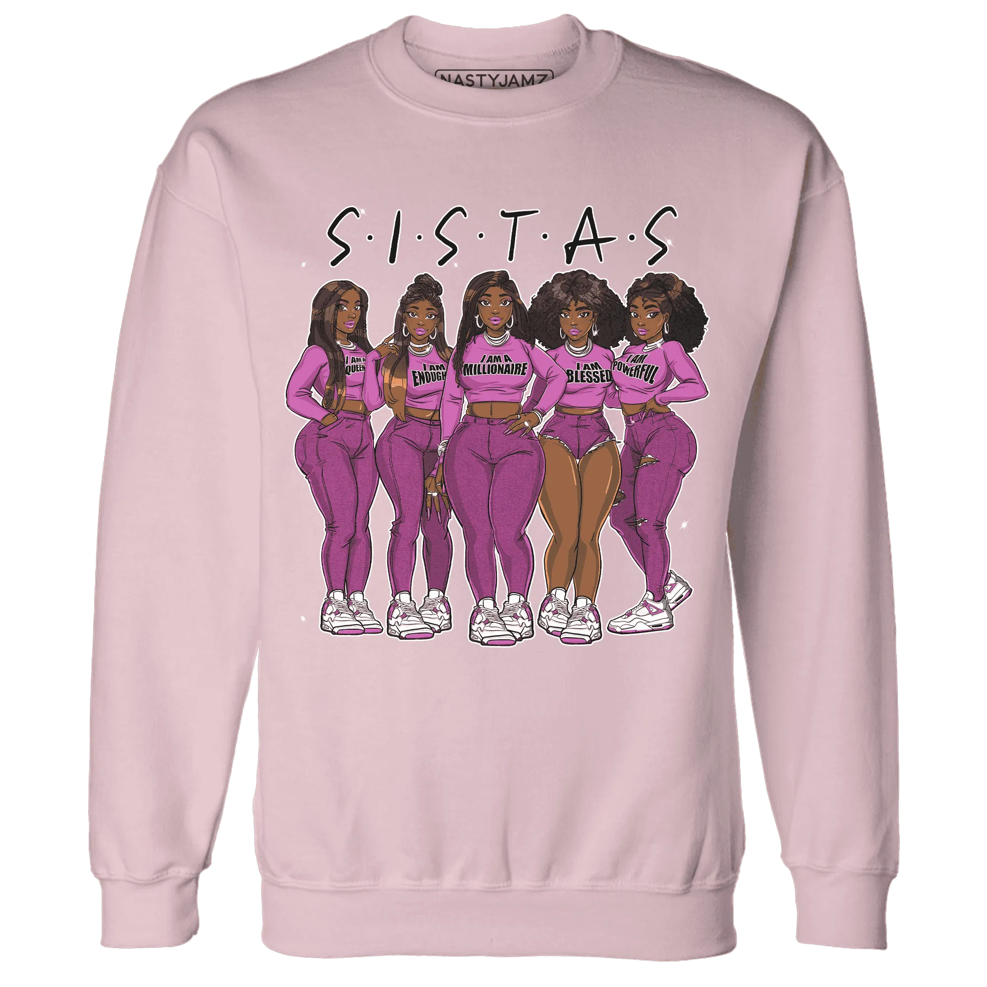 GS-Hyper-Violet-4s-Sweatshirt-Match-Sistas-Melanin-Girl