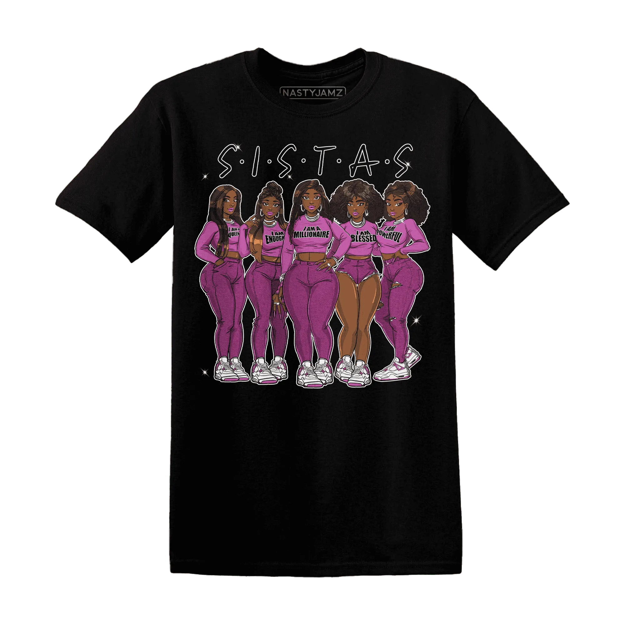 GS-Hyper-Violet-4s-T-Shirt-Match-Sistas-Melanin-Girl