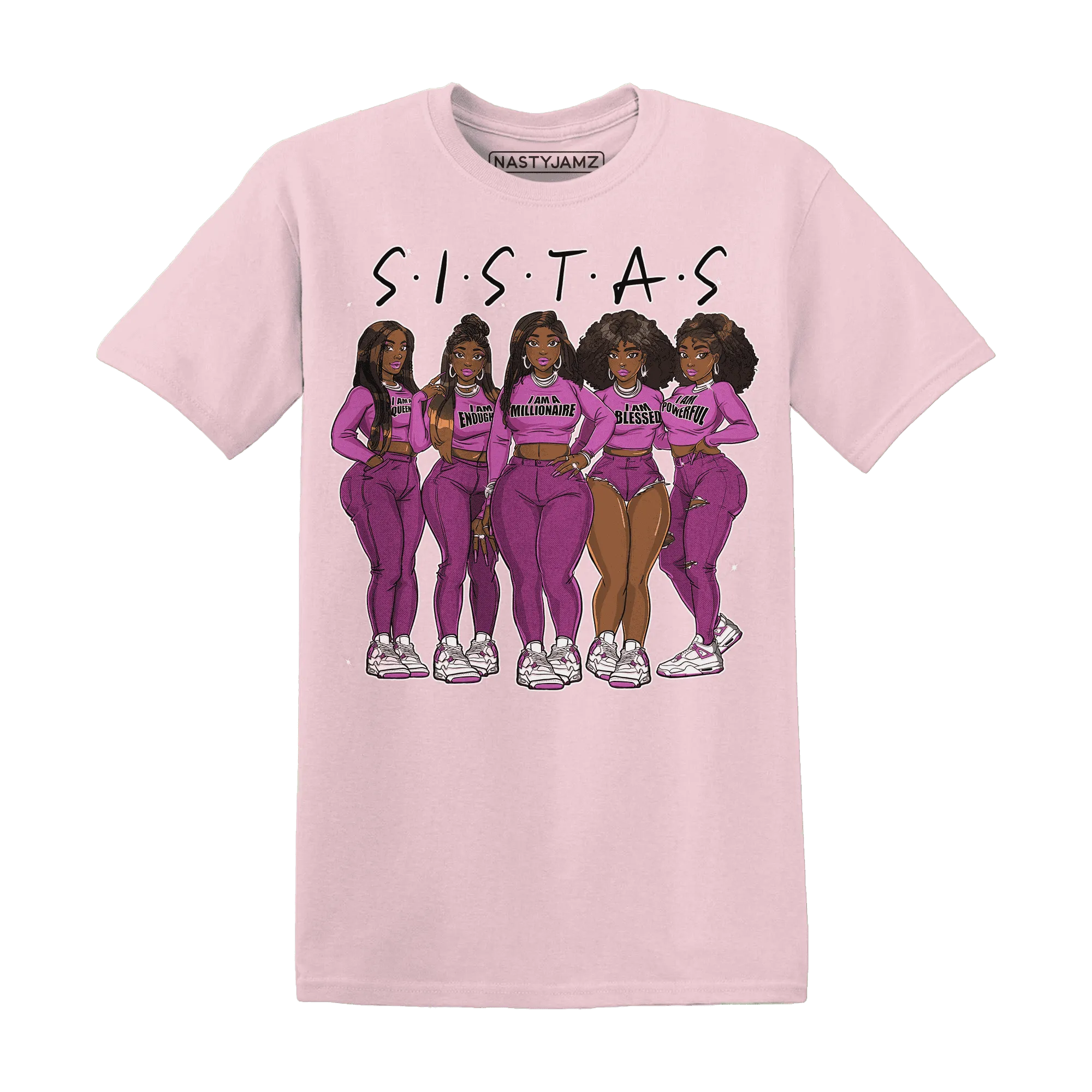 GS-Hyper-Violet-4s-T-Shirt-Match-Sistas-Melanin-Girl
