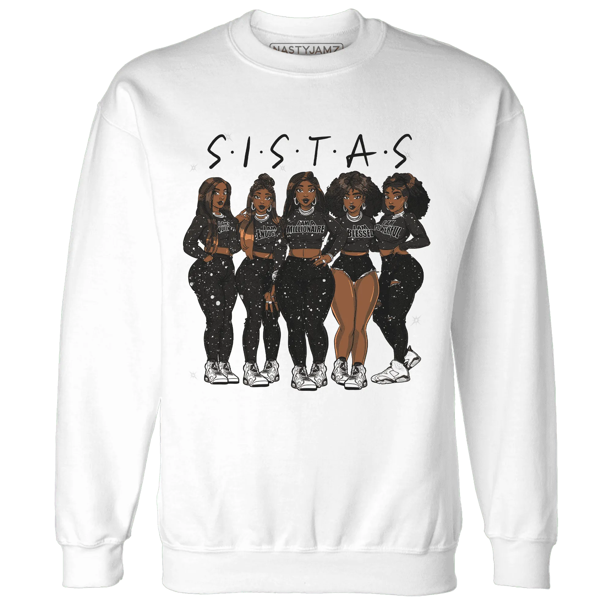 Reverse-Oreo-6s-Sweatshirt-Match-Sistas-Melanin-Girl