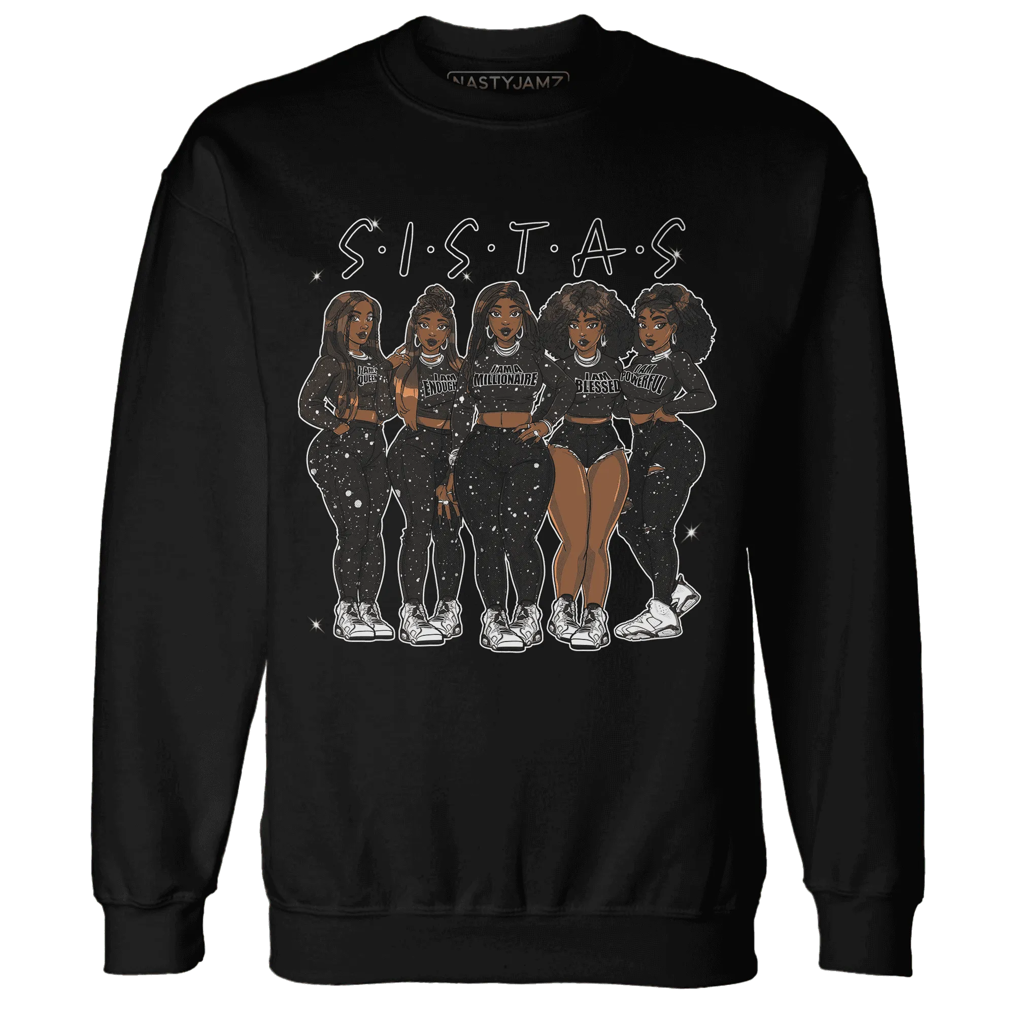 Reverse-Oreo-6s-Sweatshirt-Match-Sistas-Melanin-Girl